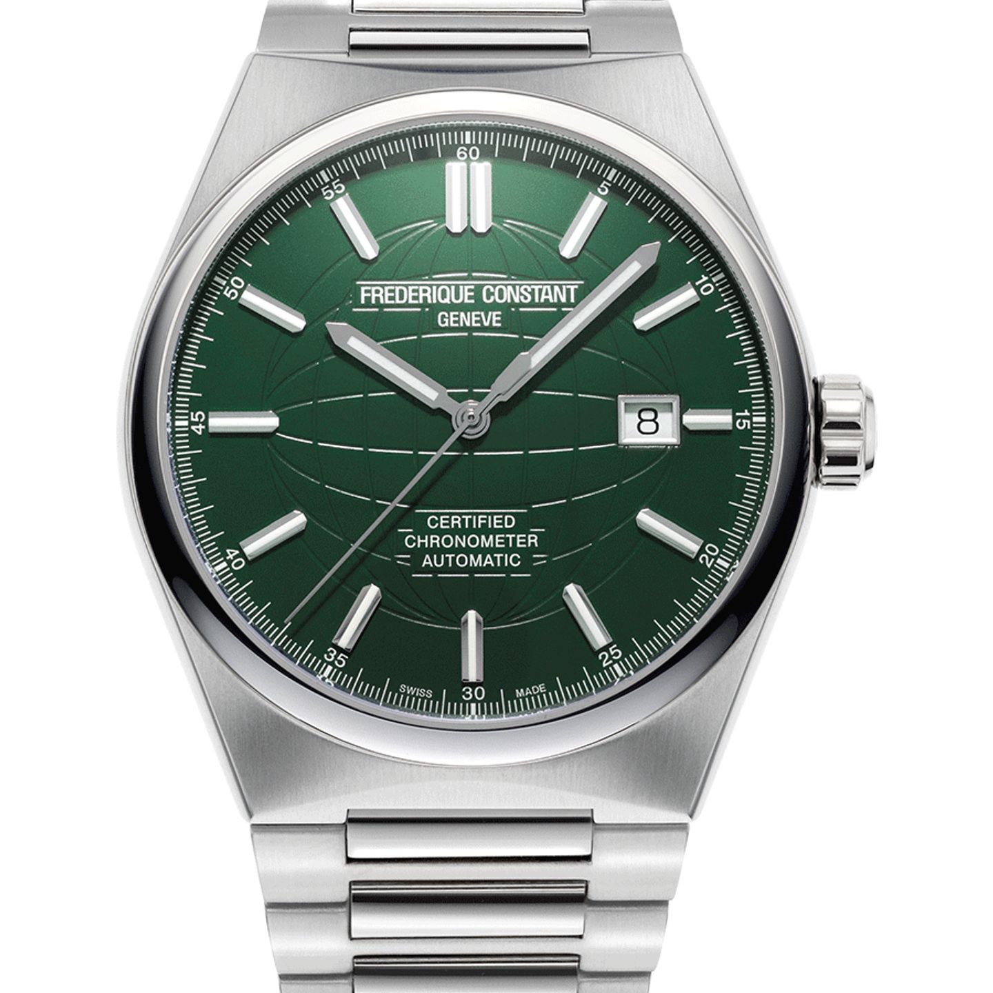 Frederique Constant Unknown FC-303DGR4NH6B (Unknown (random serial)) - Green dial 41 mm Steel case (7/7)