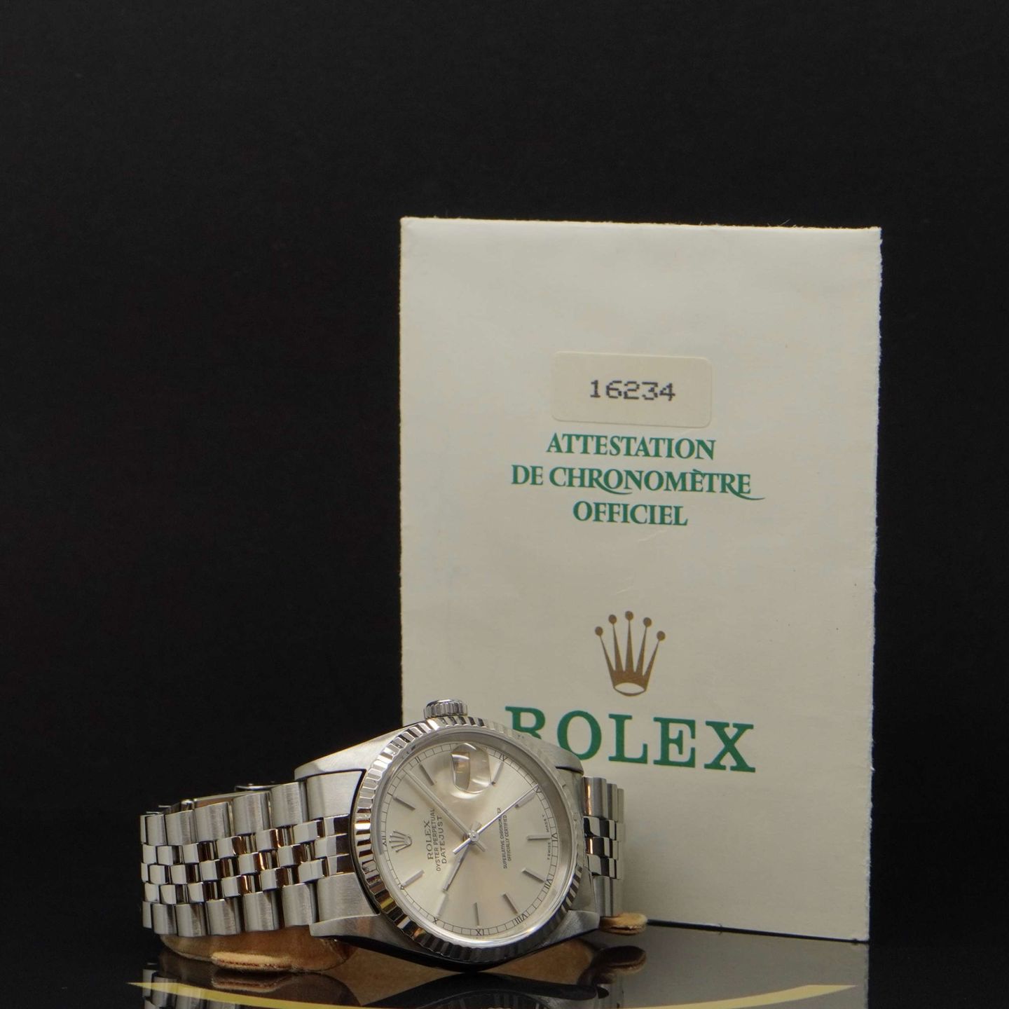 Rolex Datejust 36 16234 (1991) - Silver dial 36 mm Steel case (5/7)