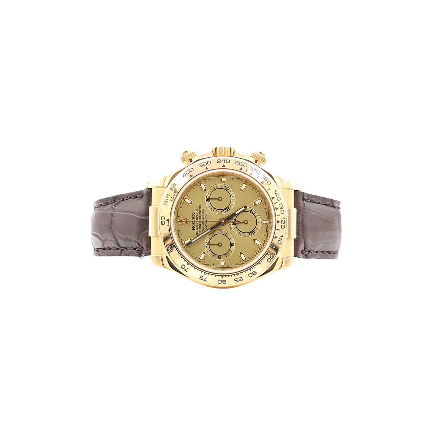 Rolex Daytona 116518 (Unknown (random serial)) - 40 mm Yellow Gold case (4/8)