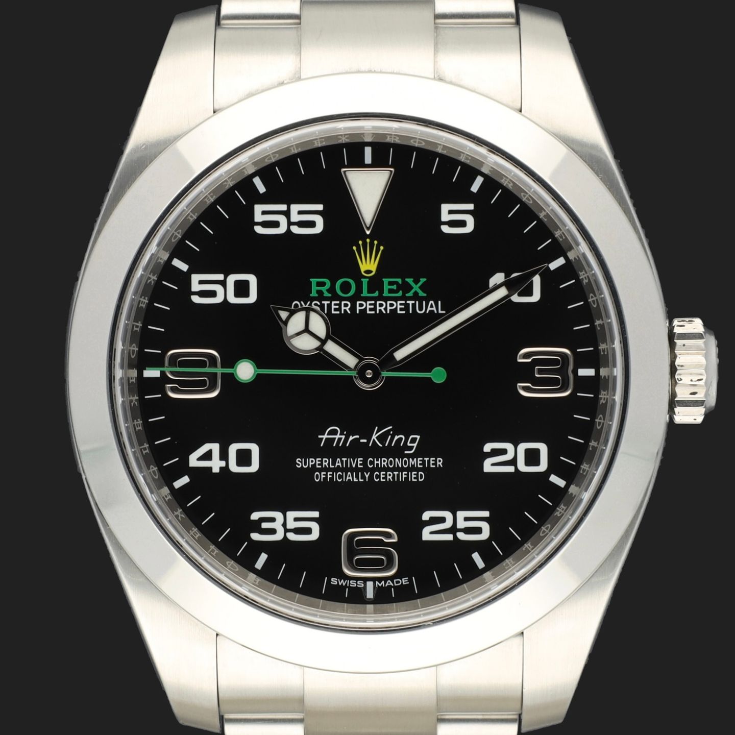 Rolex Air-King 116900 (2017) - Black dial 40 mm Steel case (2/8)