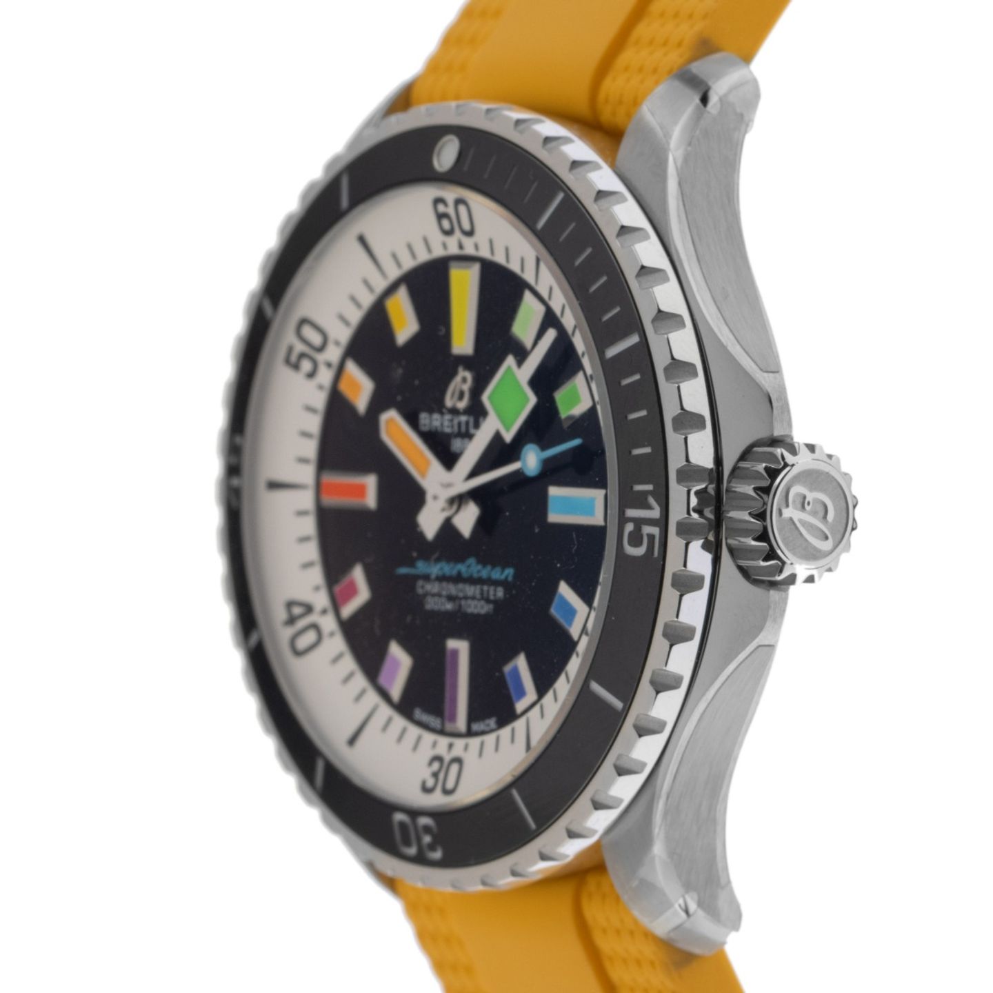 Breitling Superocean 42 A17375211B2S4 (2025) - Zwart wijzerplaat 43mm Staal (4/7)