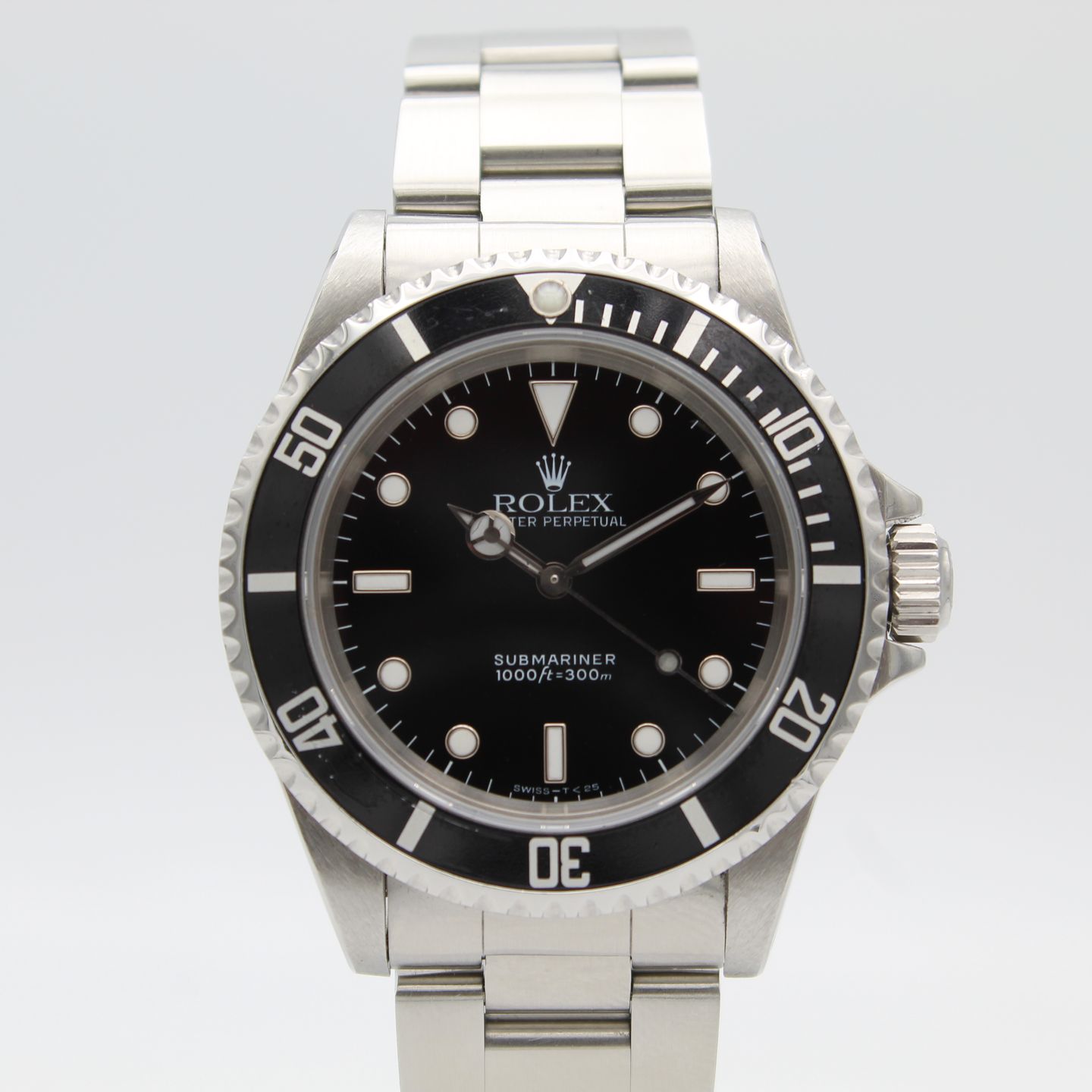 Rolex Submariner No Date 14060 (1995) - Black dial 40 mm Steel case (1/8)