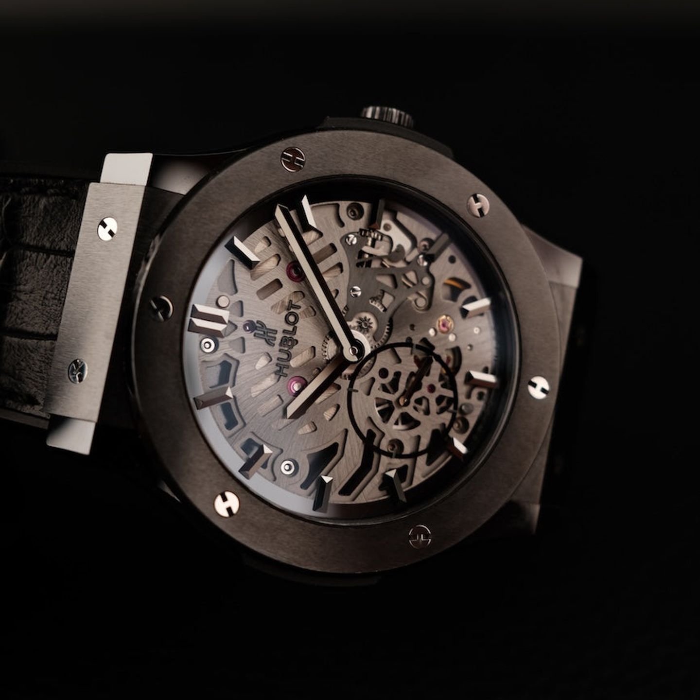 Hublot Classic Fusion Ultra-Thin 515.CM.0140.LR (2014) - Transparant wijzerplaat 45mm Keramiek (3/8)