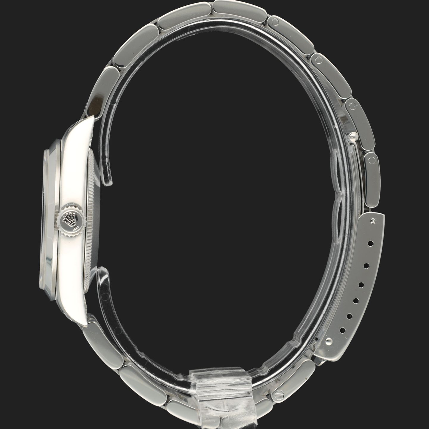 Rolex Oyster Perpetual 31 77080 (2007) - Black dial 31 mm Steel case (7/8)