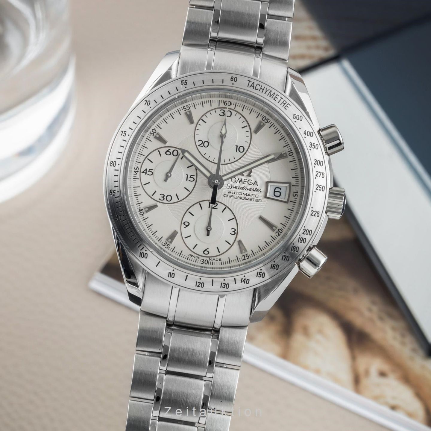 Omega Speedmaster Date 3211.30.00 (Onbekend (willekeurig serienummer)) - 40mm Staal (1/8)