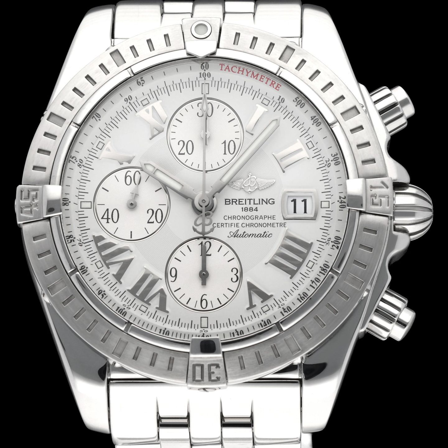 Breitling Chronomat Evolution A13356 (2010) - 44mm Staal (1/8)