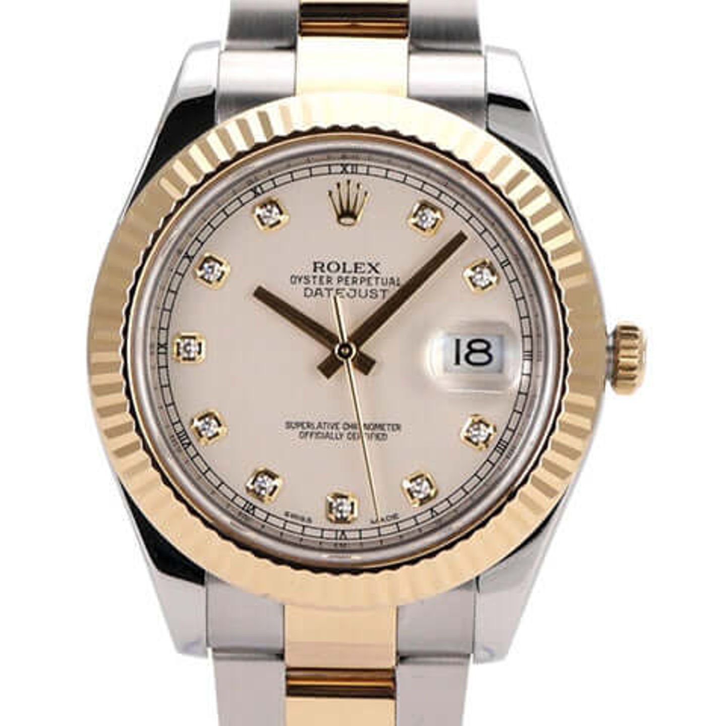 Rolex Datejust II 116333 (2016) - 41mm Goud/Staal (1/8)