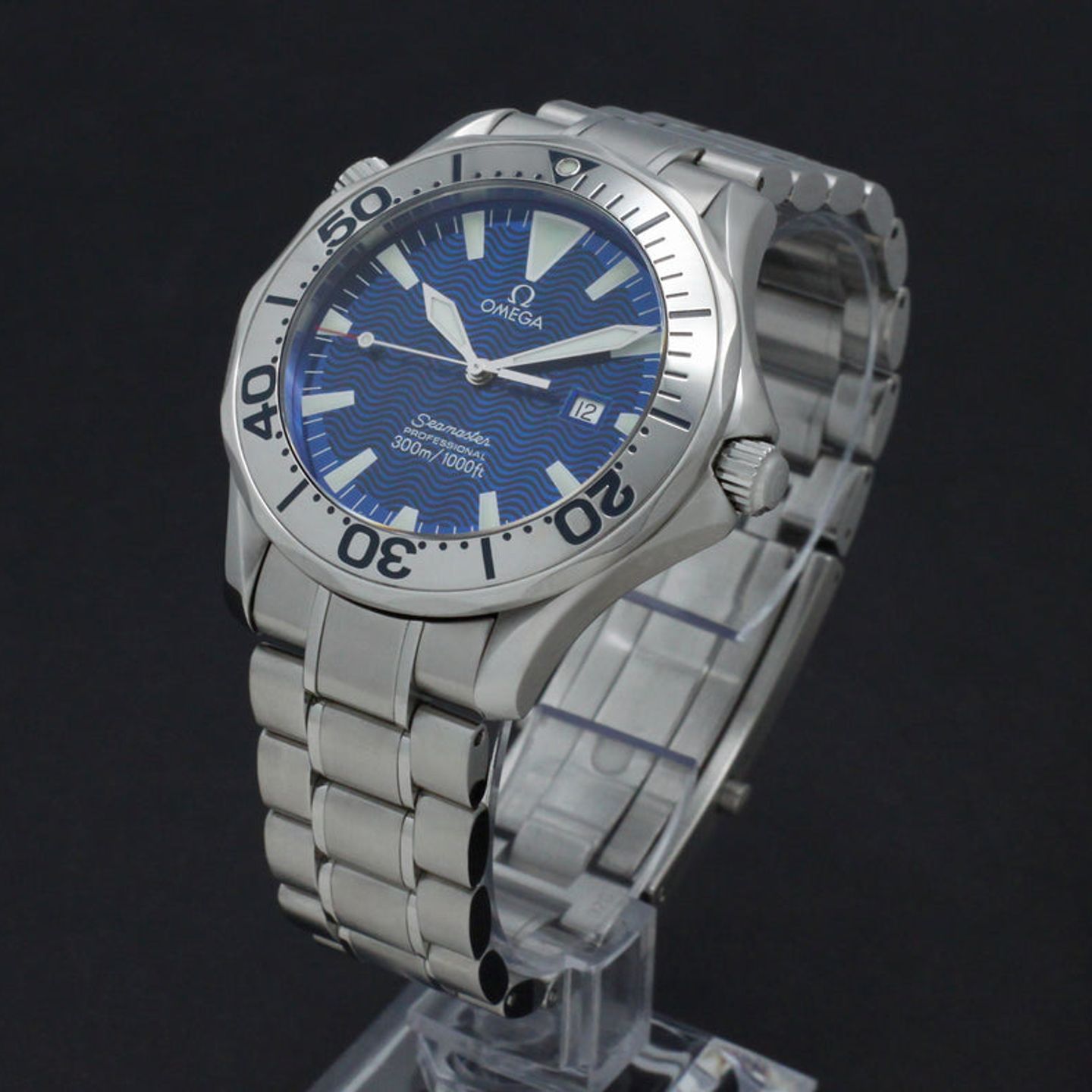 Omega Seamaster Diver 300 M 2265.80.00 (2005) - Blue dial 41 mm Steel case (5/7)