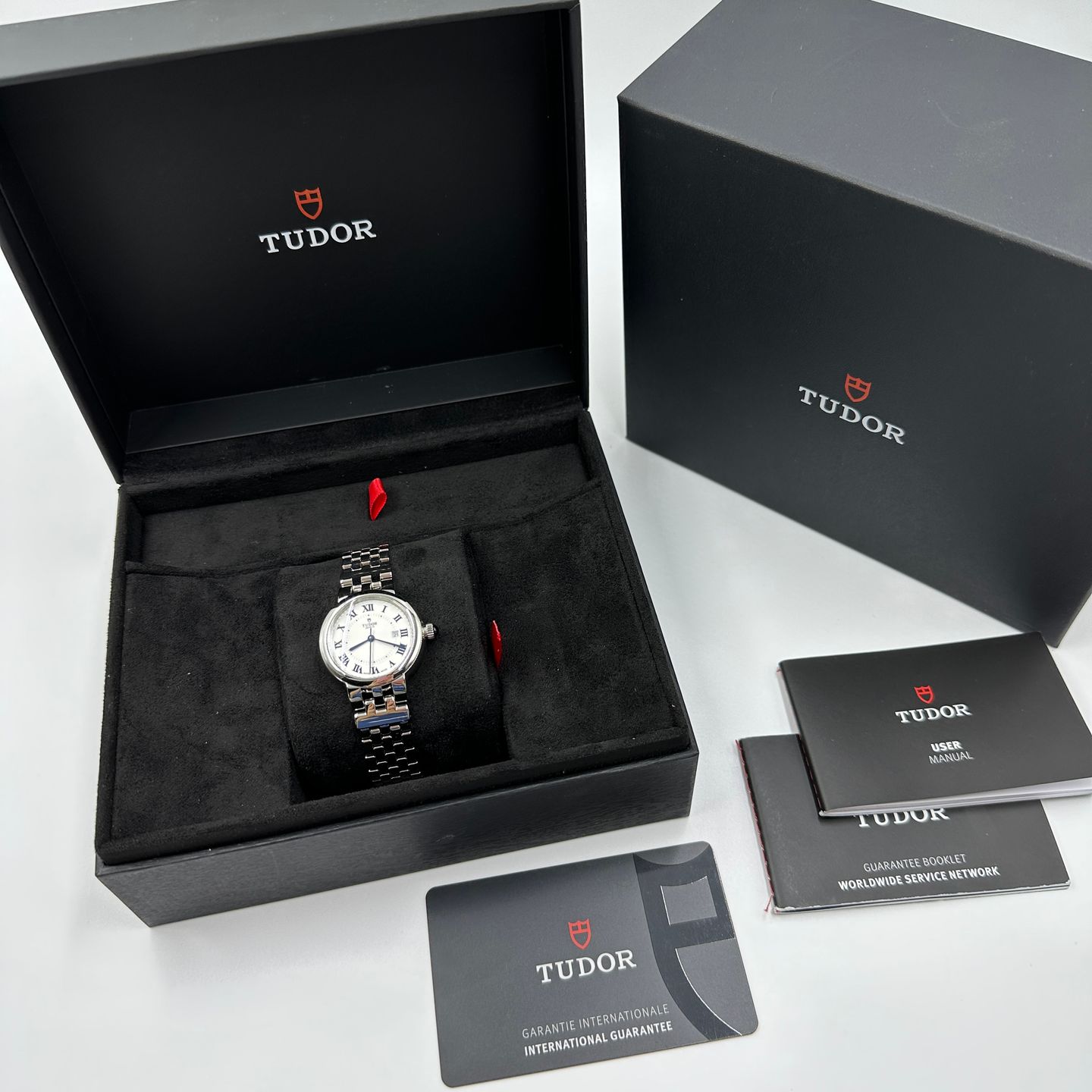 Tudor Clair de Rose 35500-0001 (2024) - Wit wijzerplaat 30mm Staal (1/8)