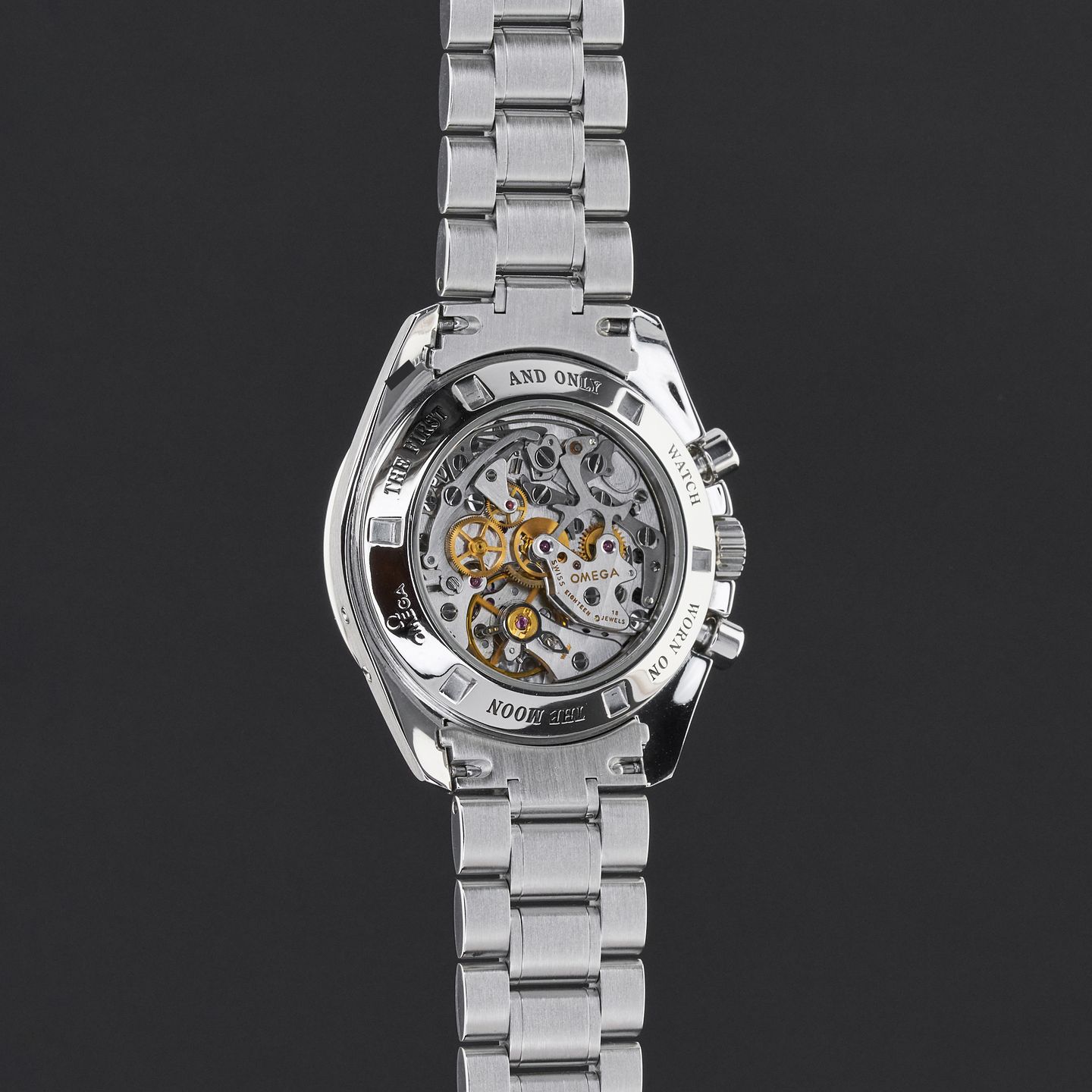 Omega Speedmaster Moonphase 3576.50 (Onbekend (willekeurig serienummer)) - Zwart wijzerplaat 42mm Staal (7/8)