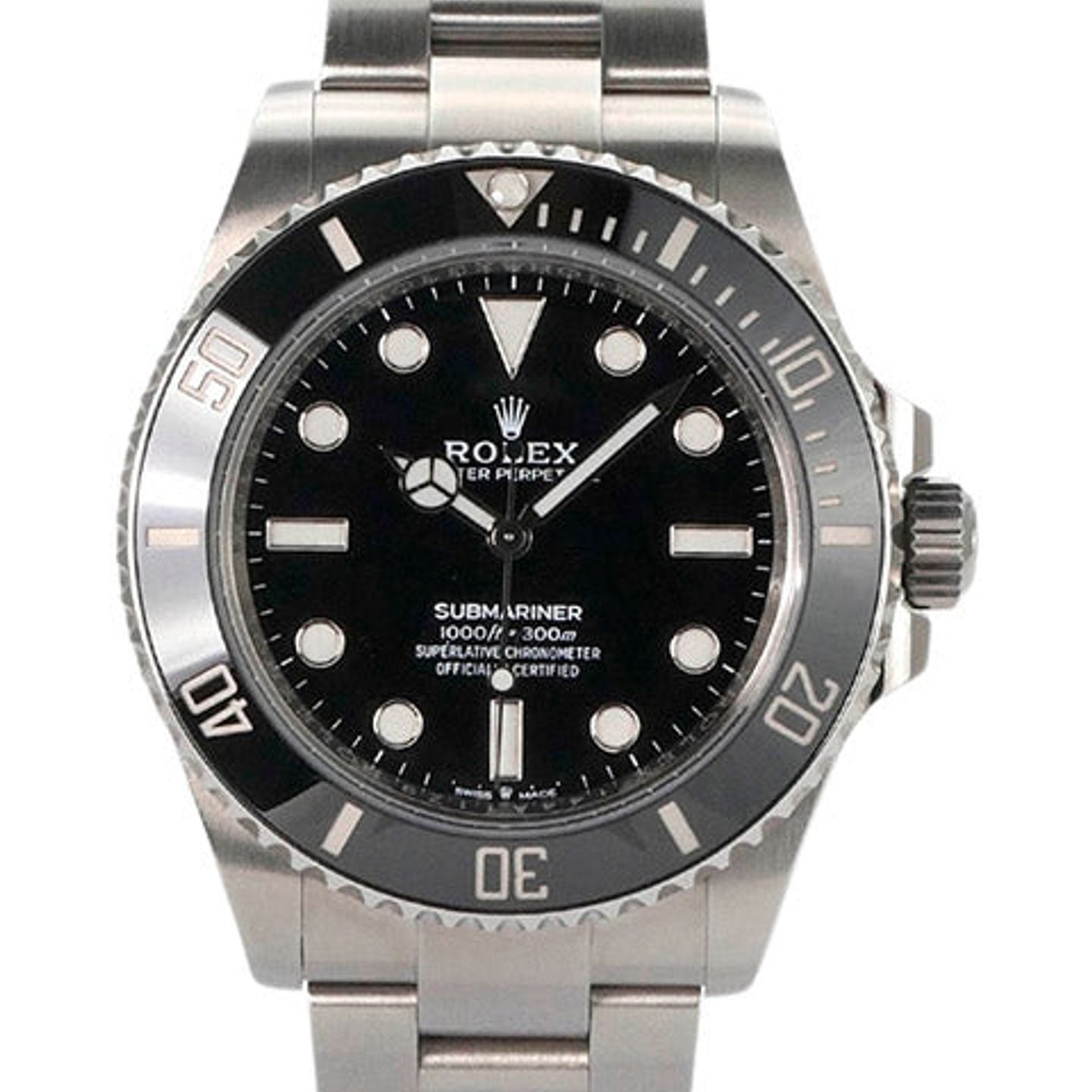 Rolex Submariner No Date 124060 (2021) - Black dial 41 mm Steel case (1/8)