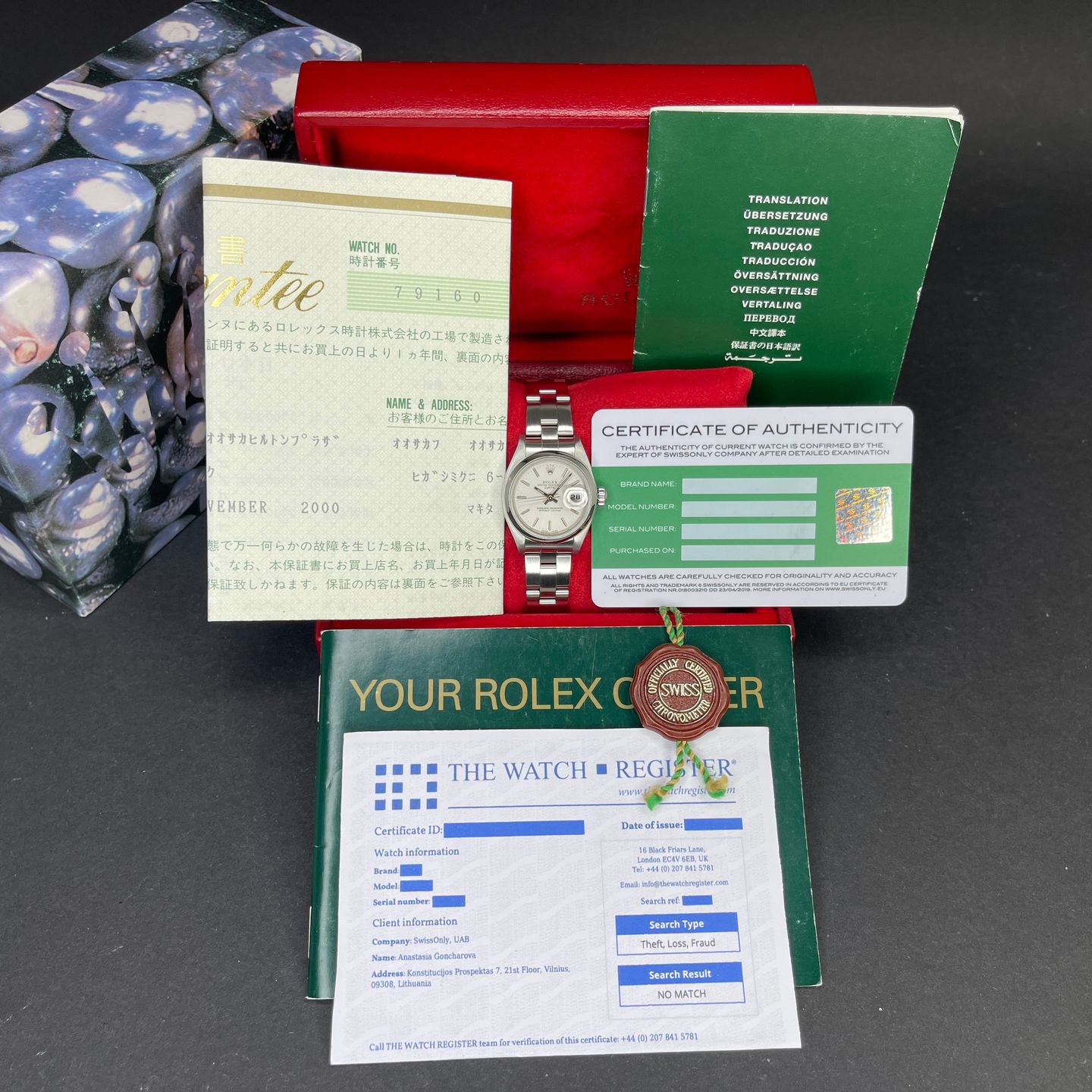 Rolex Oyster Perpetual Lady Date 79160 (2000) - 26 mm Steel case (3/7)