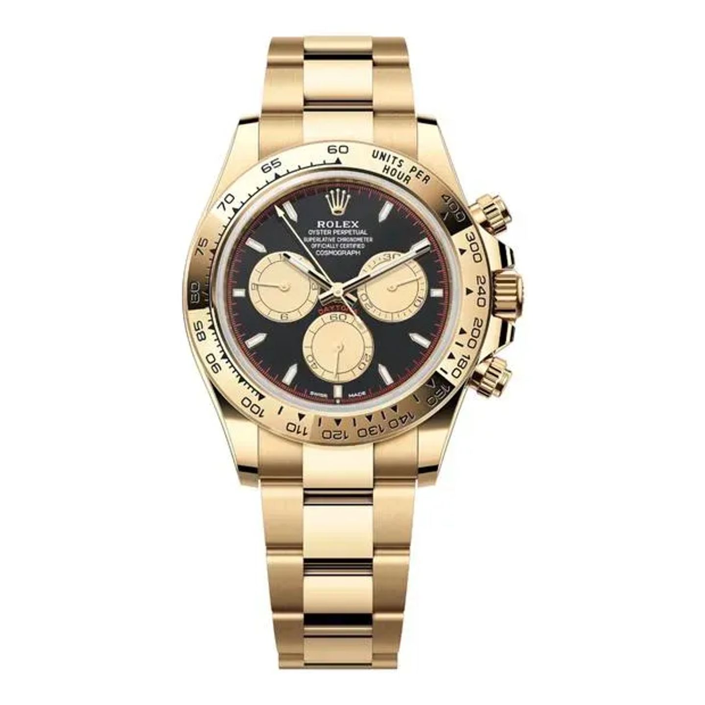Rolex Daytona 126508 (2025) - Zwart wijzerplaat 40mm Geelgoud (1/6)