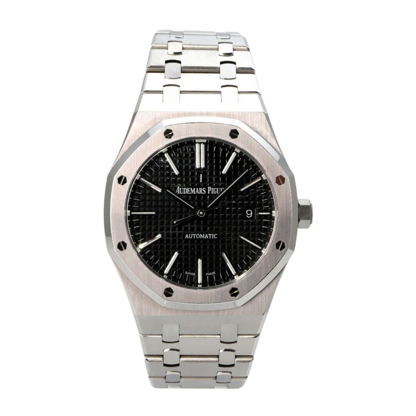 Audemars Piguet Royal Oak Selfwinding 15400ST.OO.1220ST.01 (2017) - Black dial 41 mm Steel case (2/8)