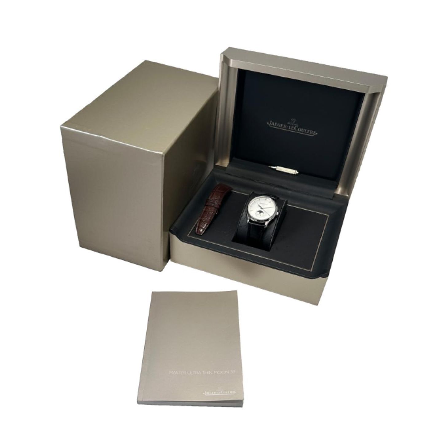 Jaeger-LeCoultre Master Ultra Thin Moon 176.8.64.S (Unknown (random serial)) - Silver dial 39 mm Steel case (5/5)