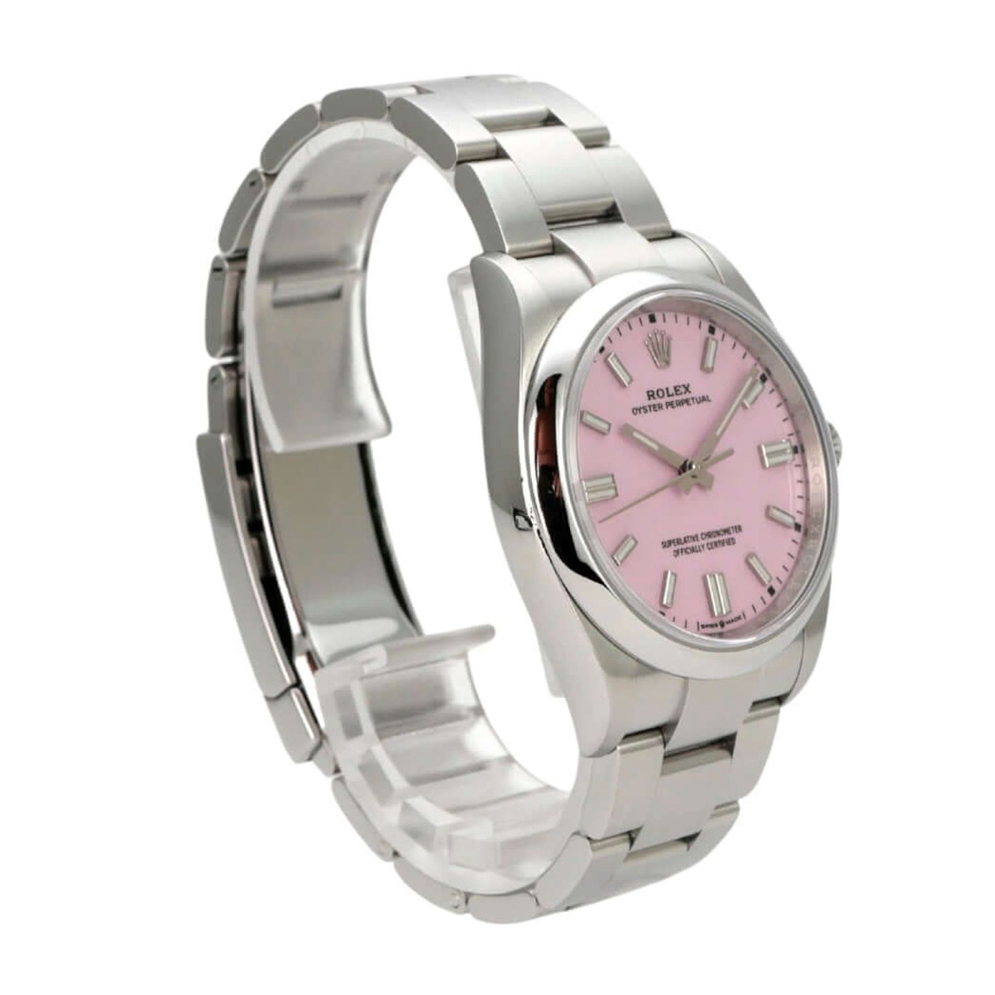 Rolex Oyster Perpetual 36 126000 (2023) - Roze wijzerplaat 36mm Staal (4/8)