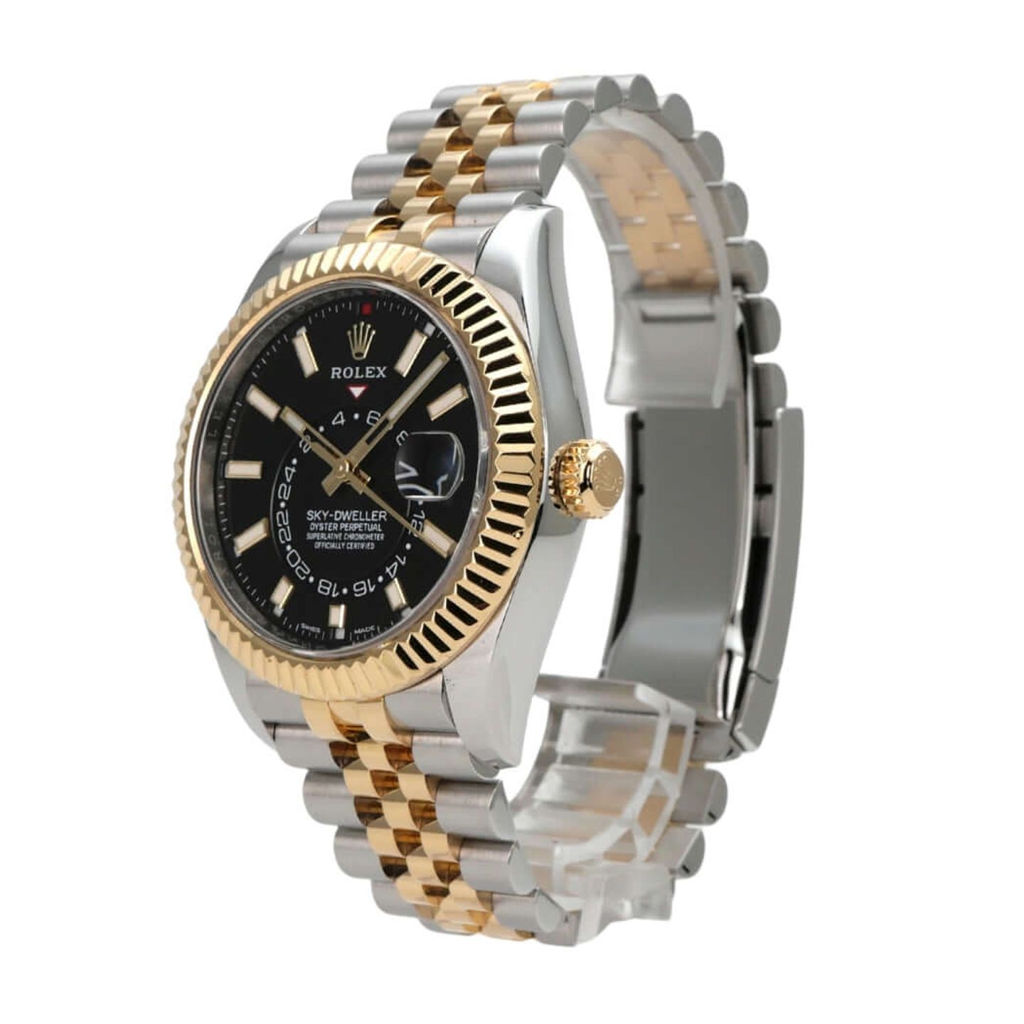 Rolex Sky-Dweller 326933 (2021) - Zwart wijzerplaat 42mm Staal (3/8)