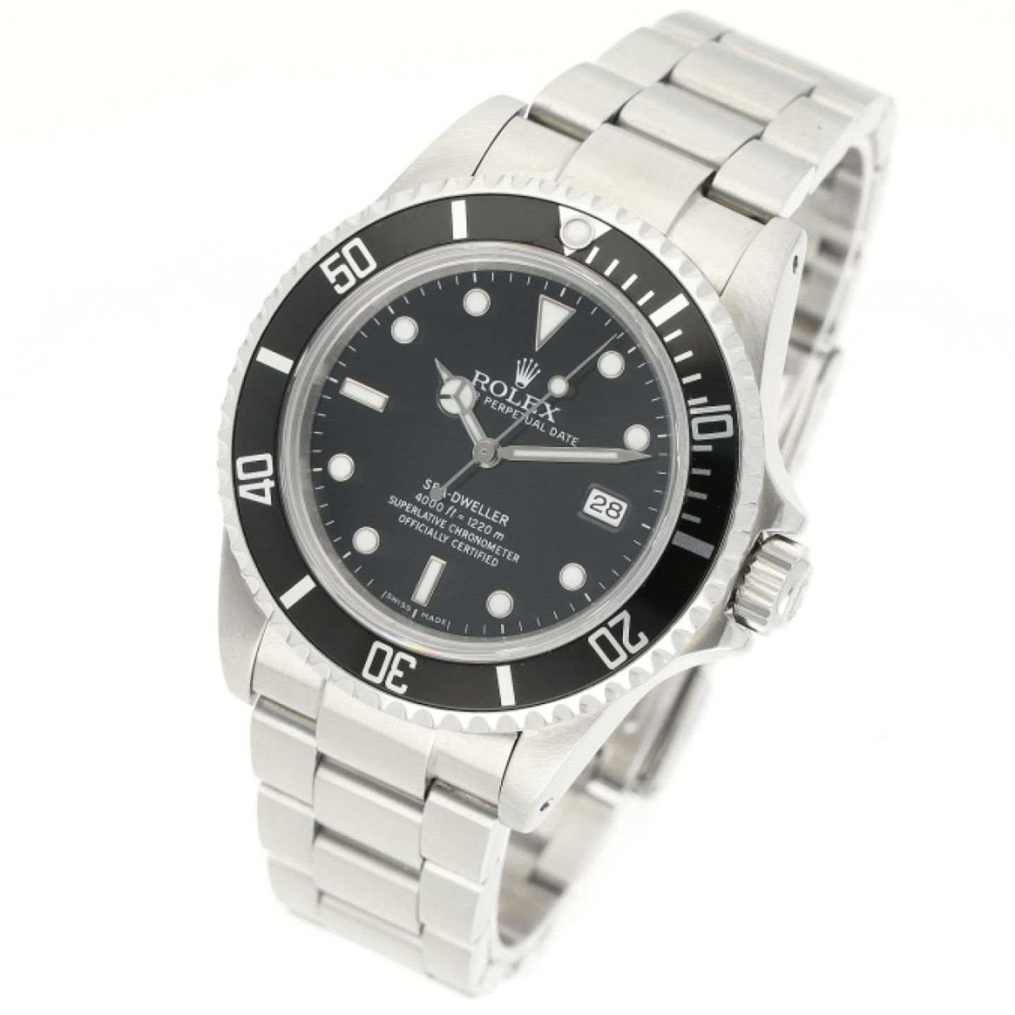 Rolex Sea-Dweller 16660 (1985) - Zwart wijzerplaat 40mm Staal (2/8)