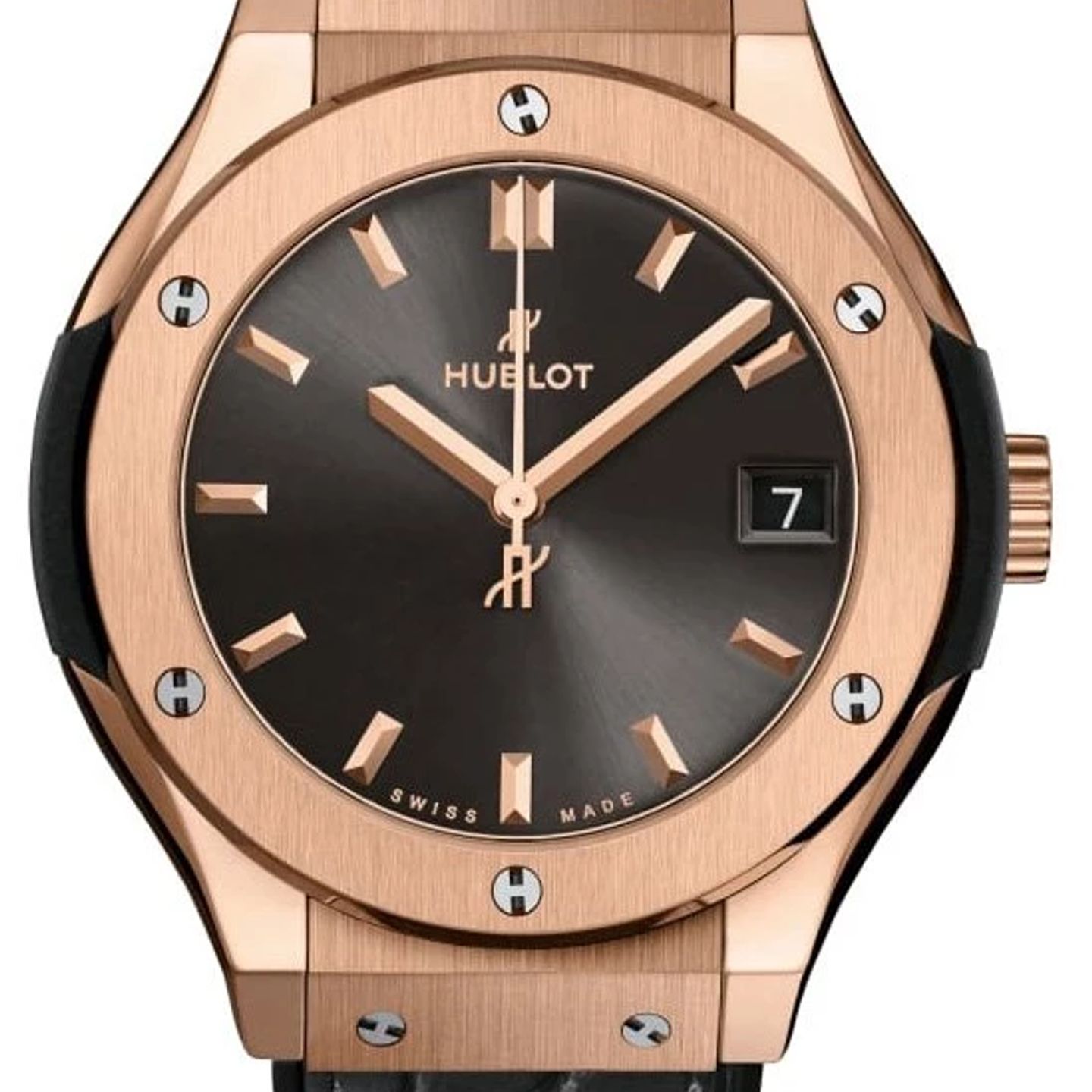 Hublot Classic Fusion Racing Grey 581.OX.7081.LR (2024) - Grey dial 33 mm Rose Gold case (3/3)