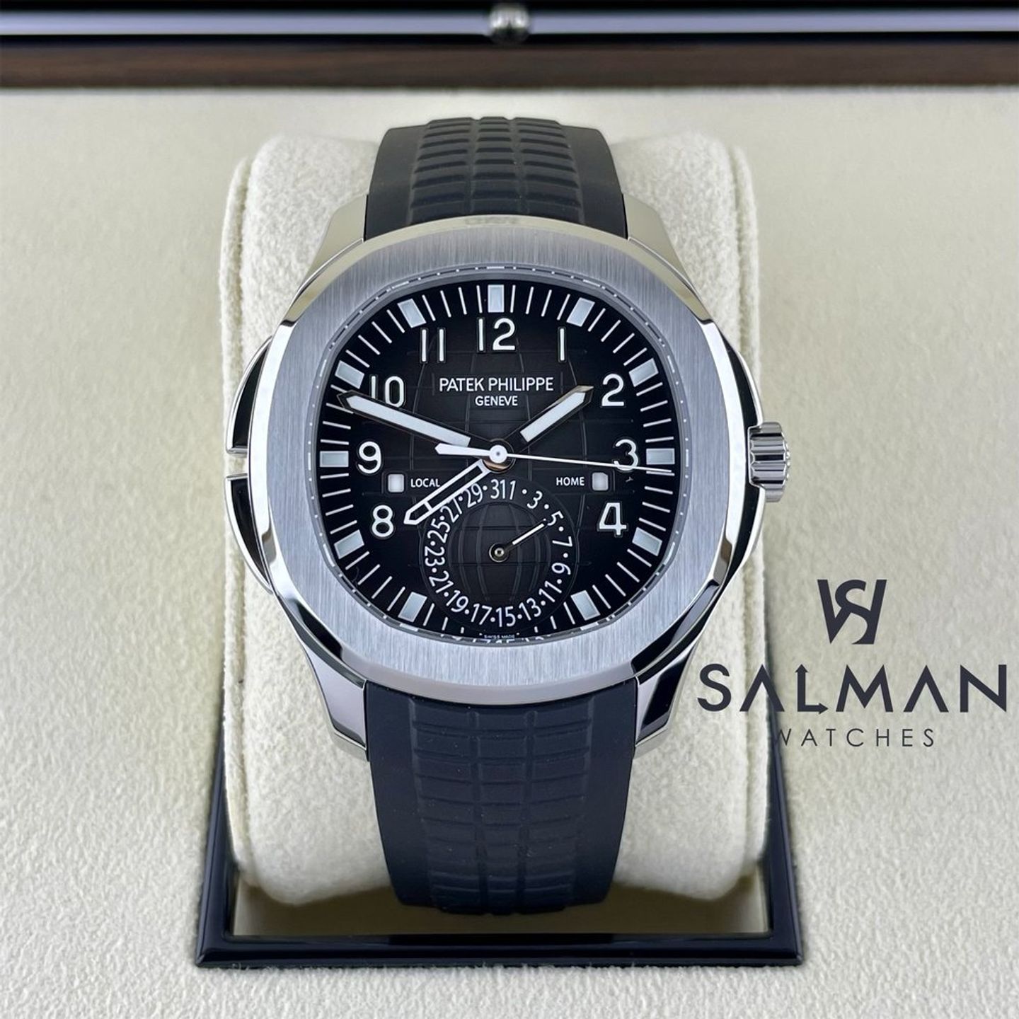 Patek Philippe Aquanaut 5164A (2024) - Zwart wijzerplaat 41mm Staal (1/3)