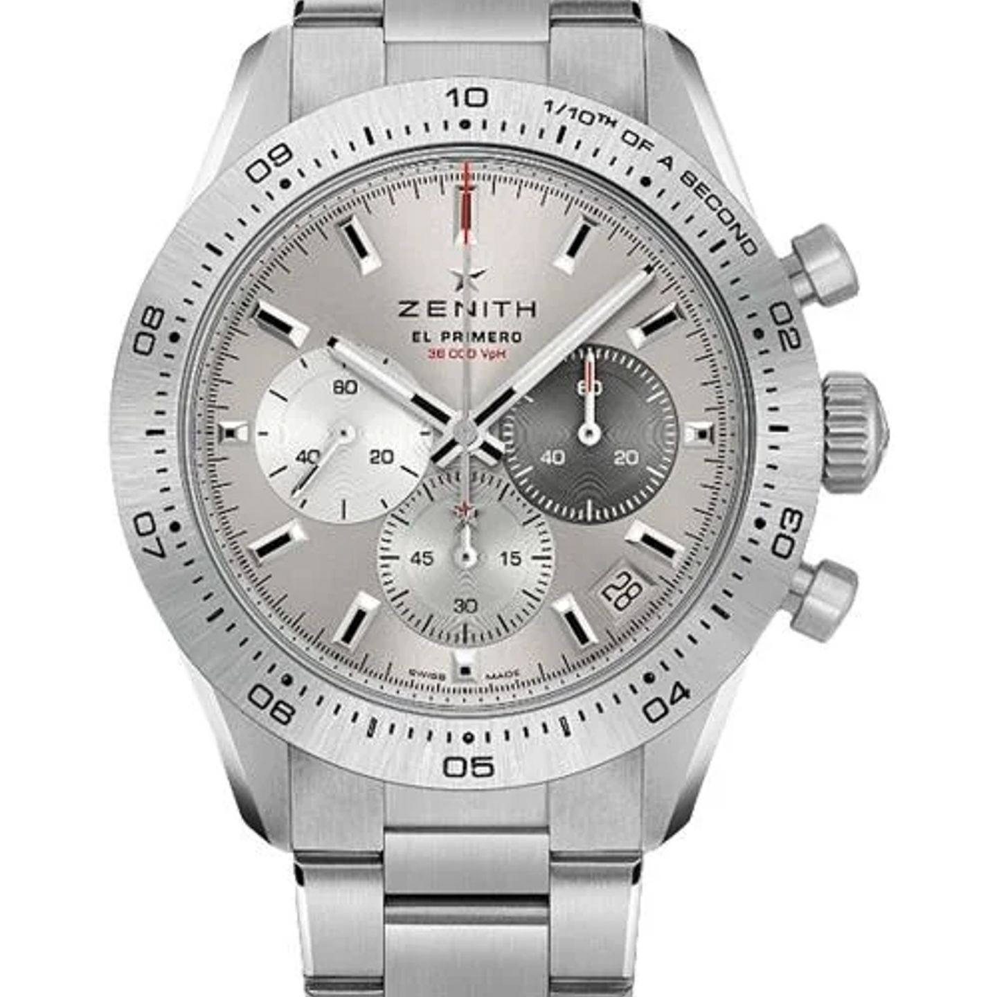Zenith Chronomaster Sport 95.3100.3600/39.M3100 (2026) - Grey dial 41 mm Titanium case (1/1)