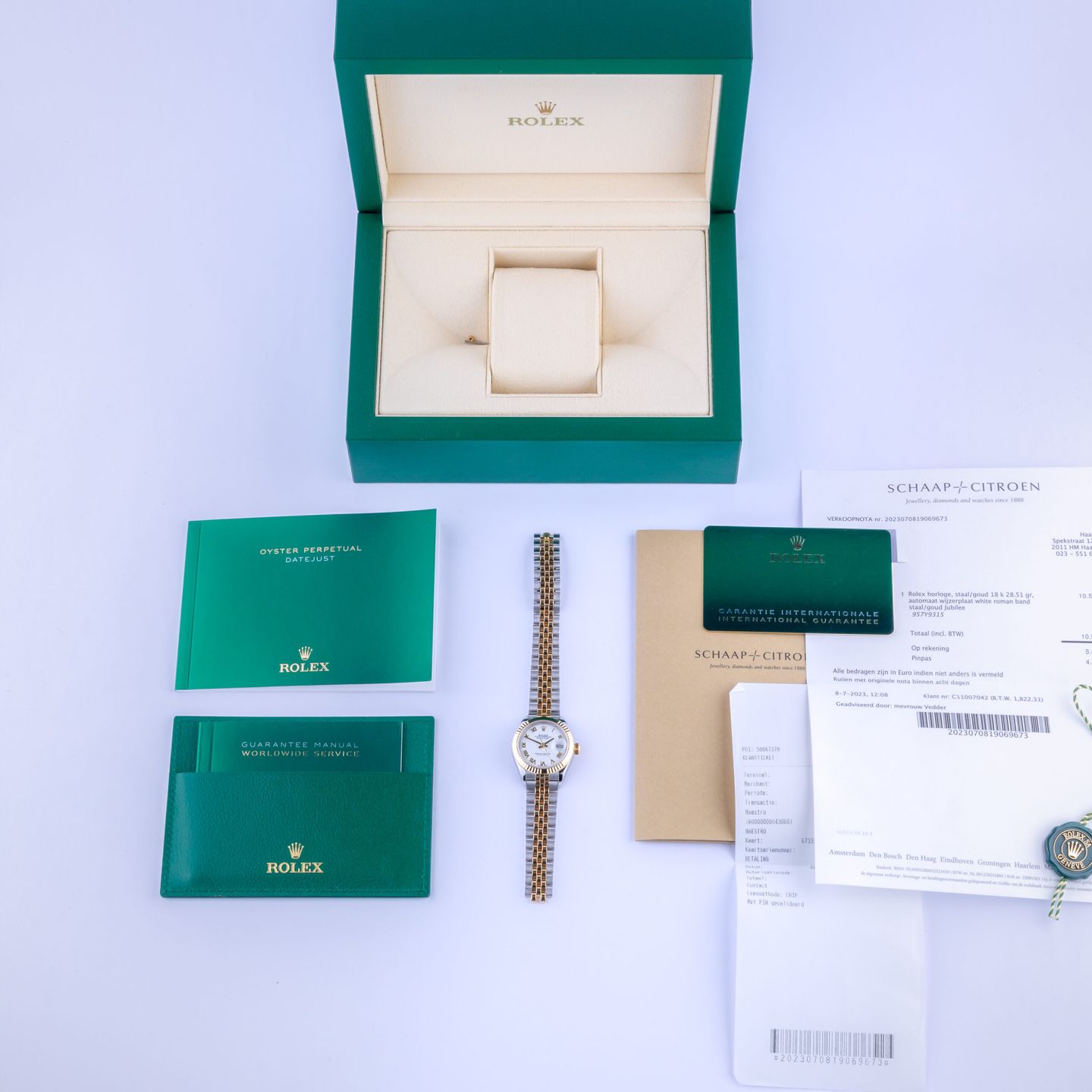 Rolex Lady-Datejust 279173 (2023) - 28mm Goud/Staal (8/8)