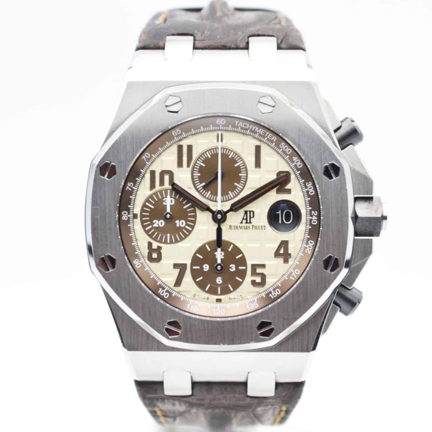 Audemars Piguet Royal Oak Offshore 26470ST.OO.A801CR.01 (2015) - Champagne wijzerplaat 42mm Staal (1/7)