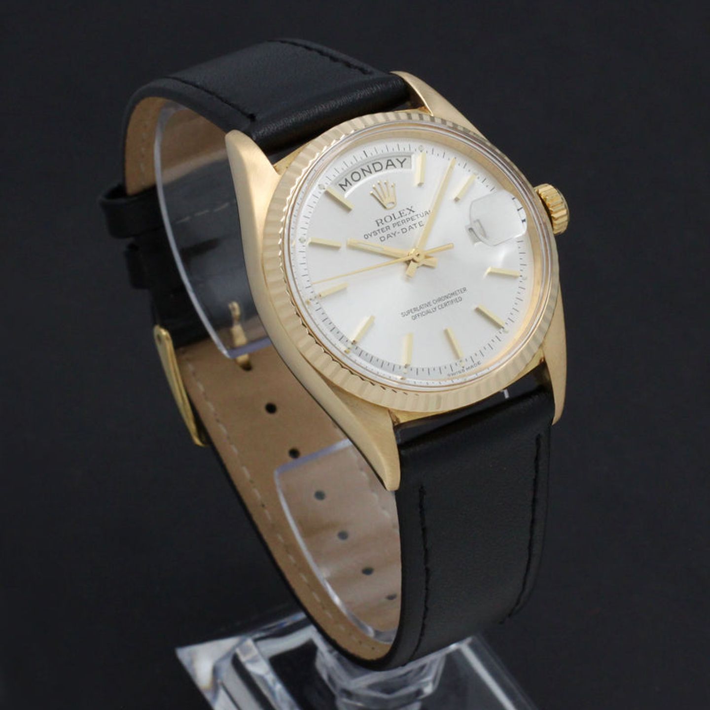 Rolex Day-Date 1803 (1967) - Silver dial 36 mm Yellow Gold case (4/8)