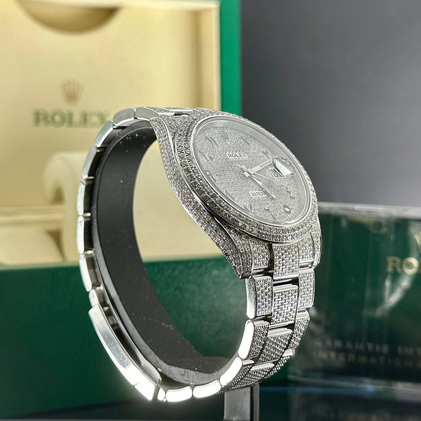 Rolex Datejust 41 126300 (2023) - Diamond dial 41 mm Steel case (4/8)