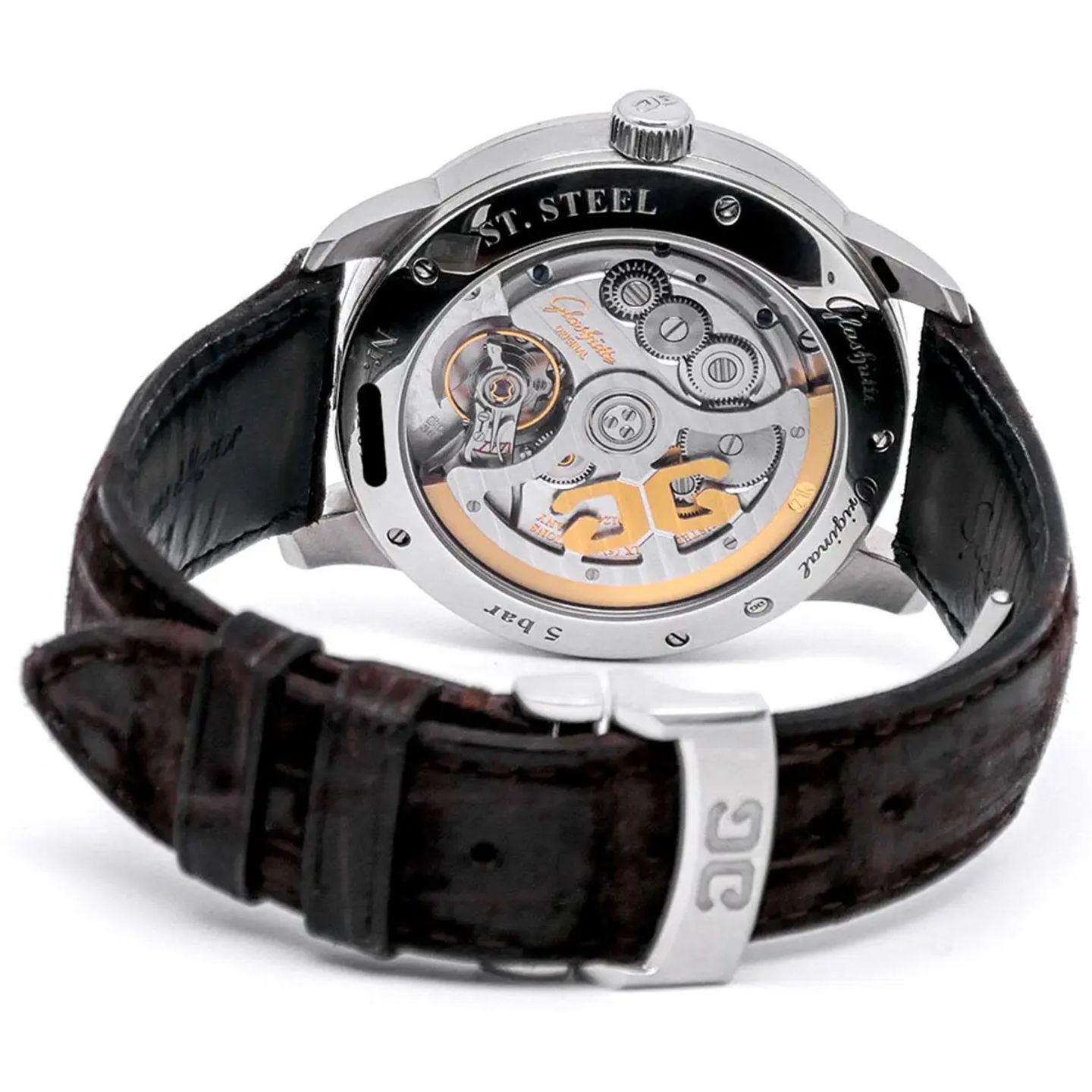 Glashütte Original Senator Excellence 1-36-03-03-02-31 (2020) - Grijs wijzerplaat 40mm Staal (8/8)