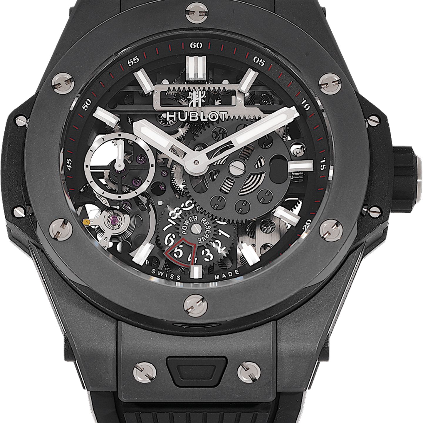 Hublot Big Bang Meca-10 414.CI.1123.RX (2020) - Transparent dial 45 mm Ceramic case (2/5)