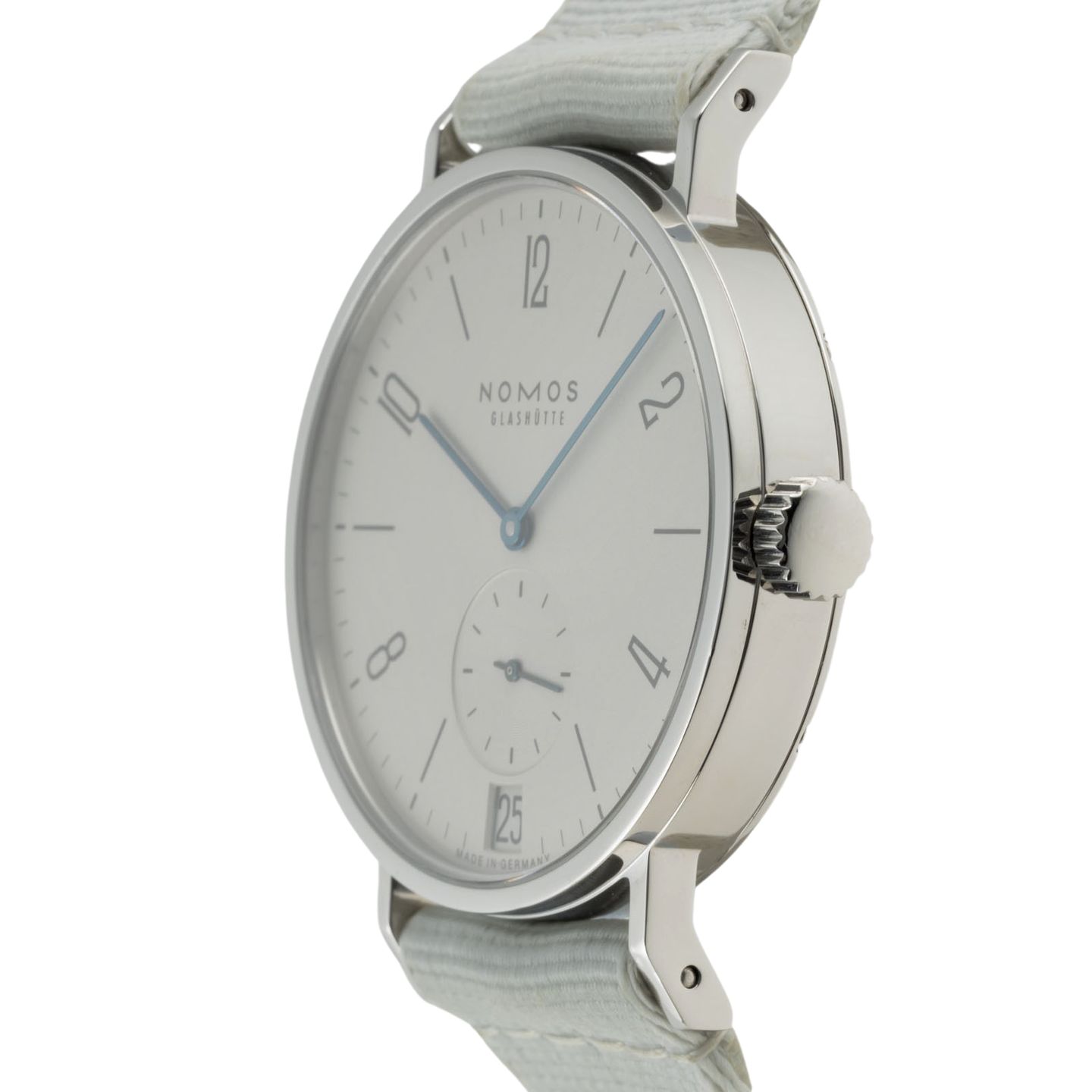 NOMOS Tangomat Datum 602 (Unknown (random serial)) - White dial 38 mm Steel case (6/8)