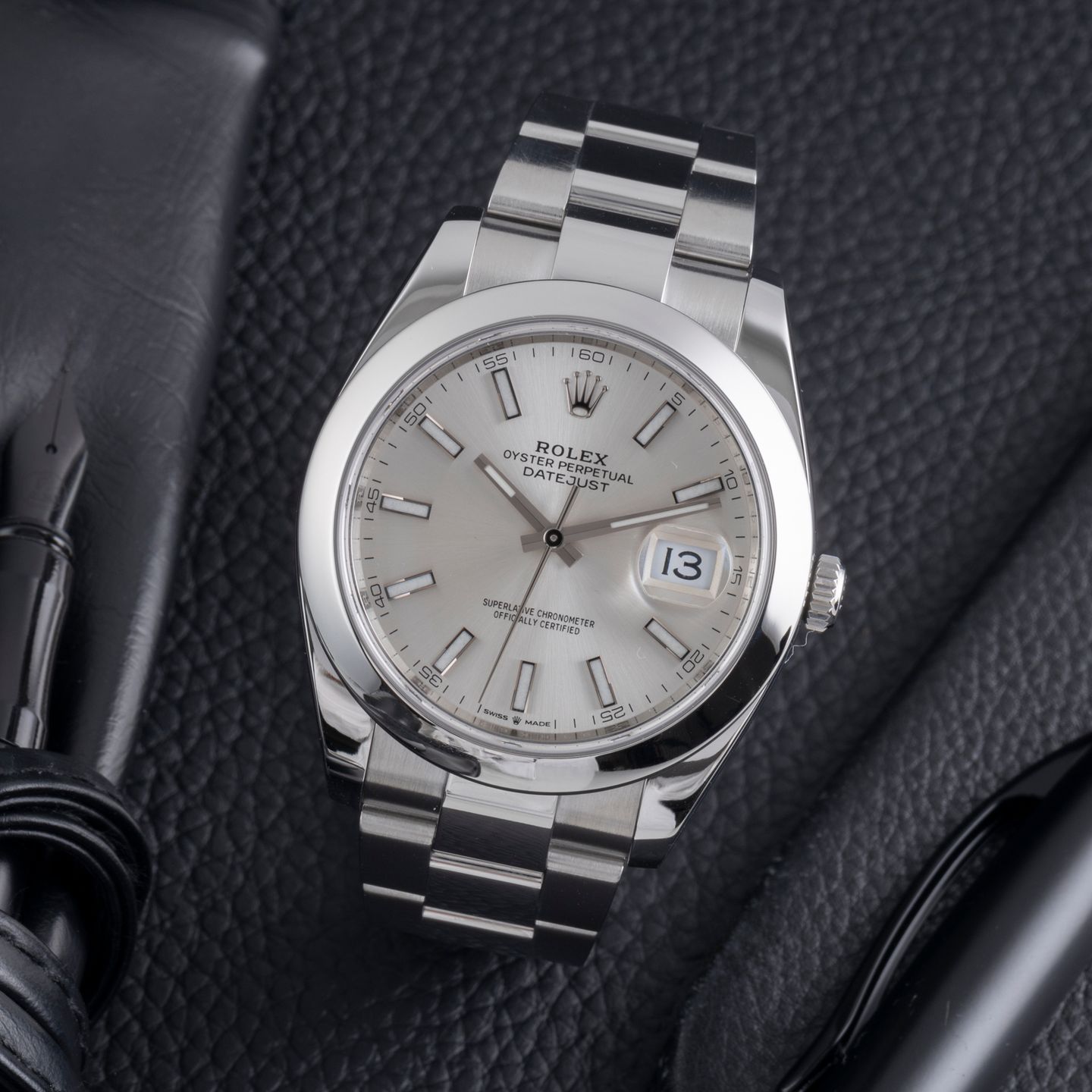 Rolex Datejust 41 126300 (Onbekend (willekeurig serienummer)) - 41mm Staal (1/8)