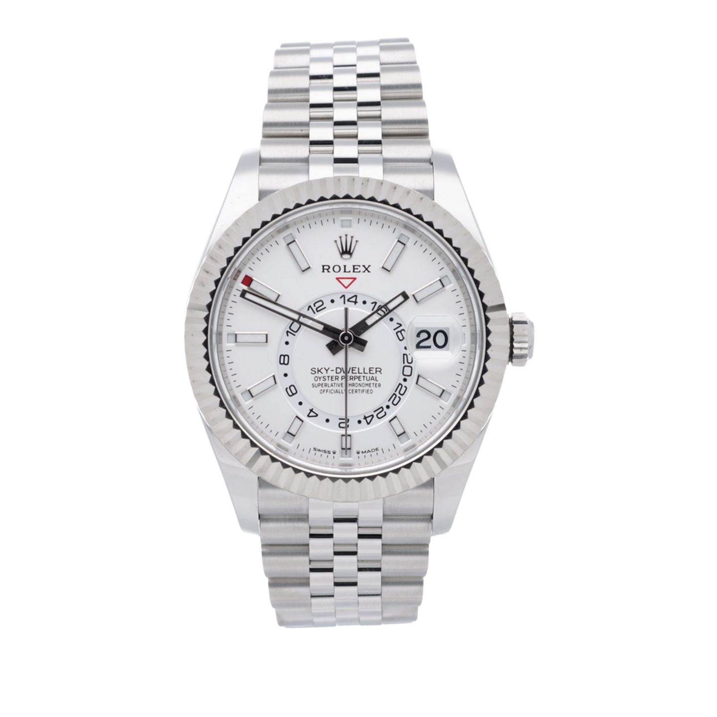 Rolex Sky-Dweller 336934 (2025) - White dial 42 mm Gold/Steel case (1/7)