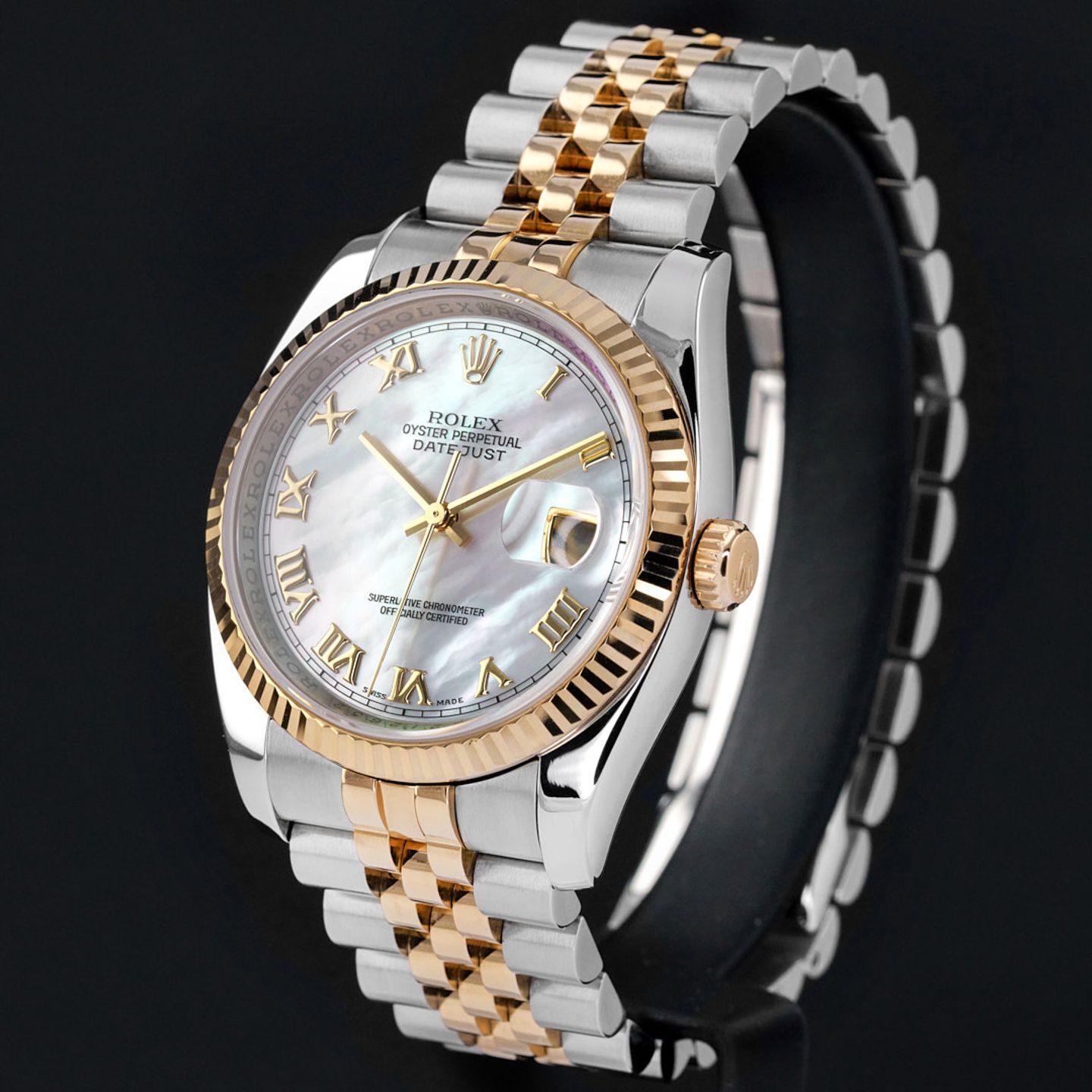 Rolex Datejust 36 116233 (2008) - 36mm Goud/Staal (3/7)