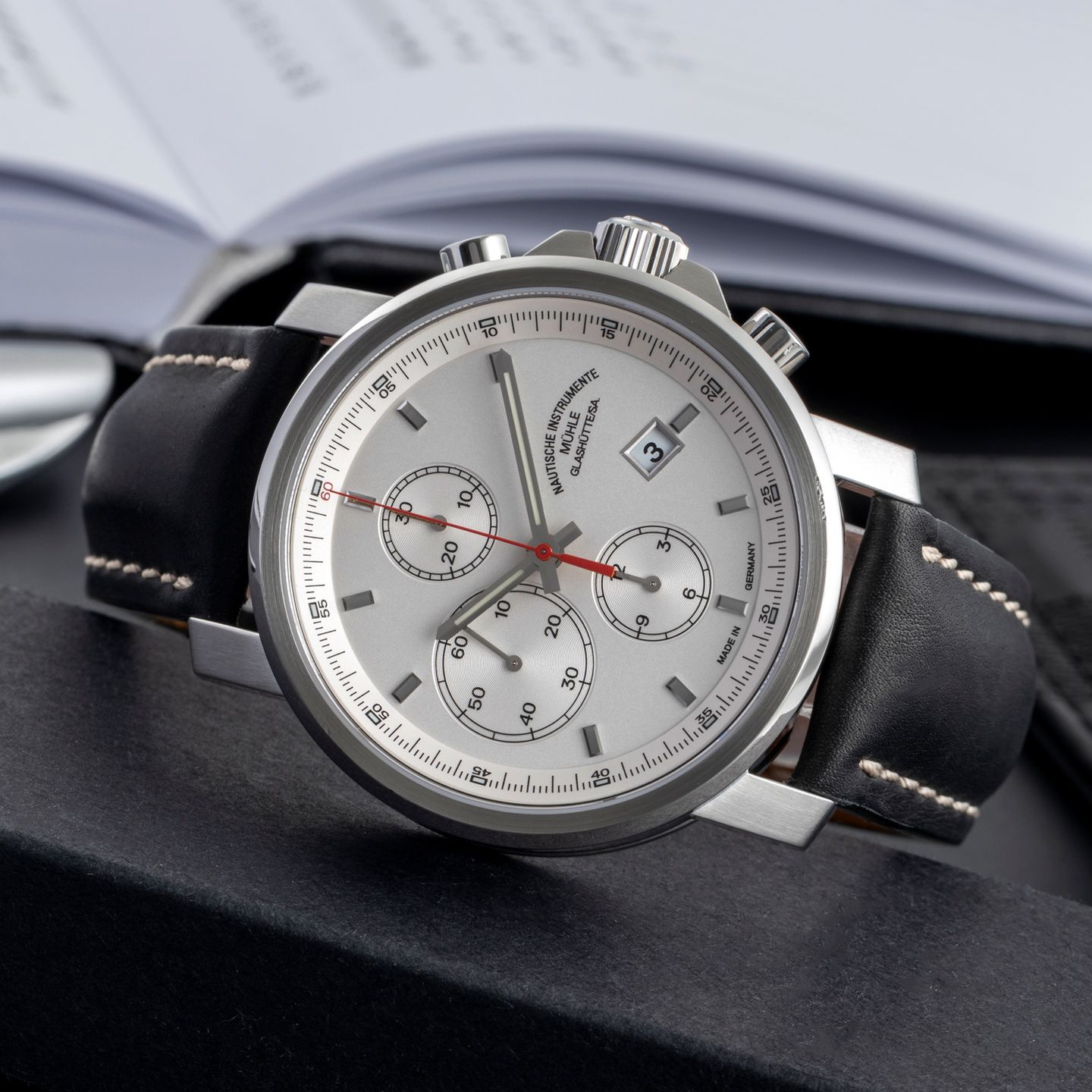 Mühle Glashütte 29er Chronograph M1-25-41-LB - (2/8)