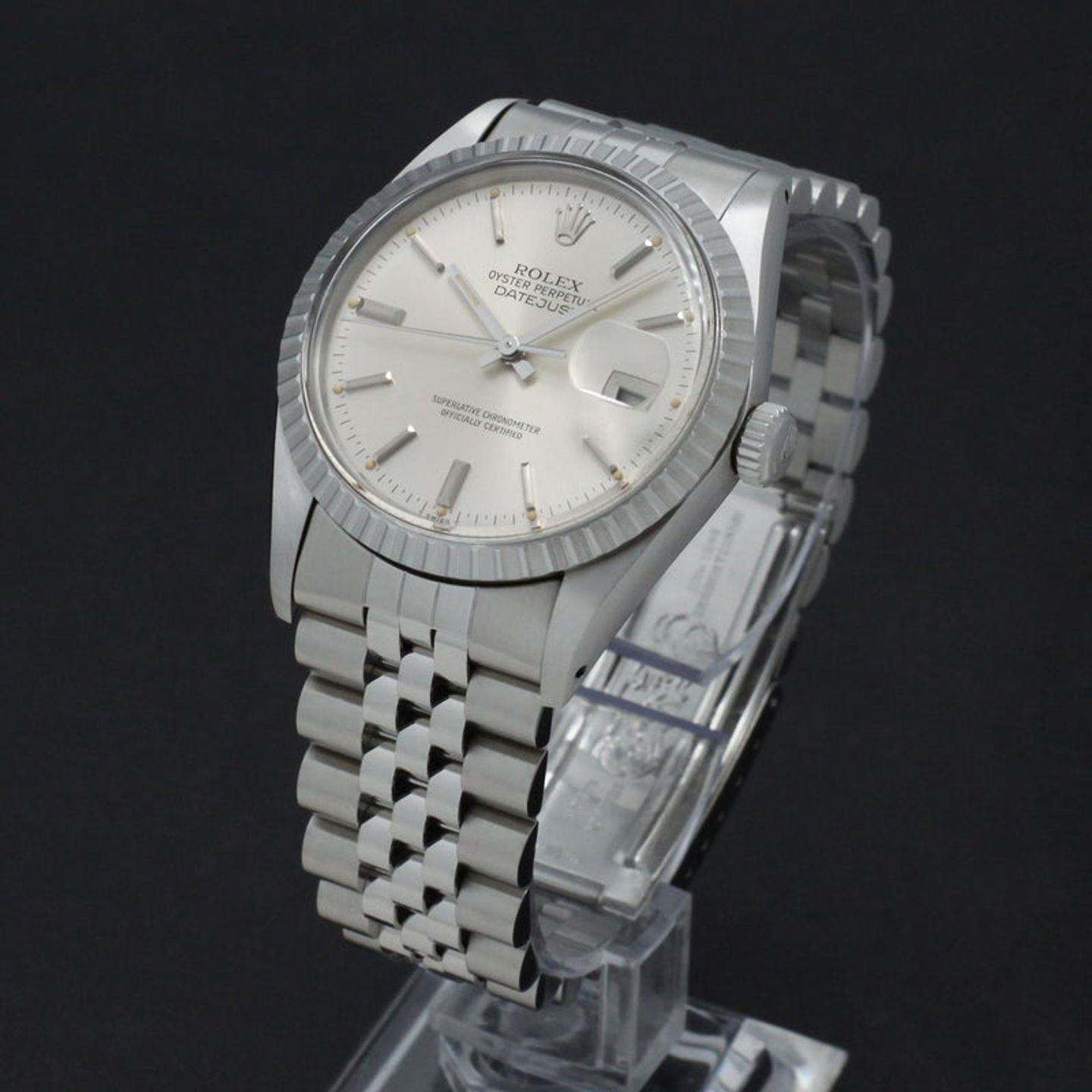 Rolex Datejust 36 16030 (1983) - Zilver wijzerplaat 36mm Staal (2/7)