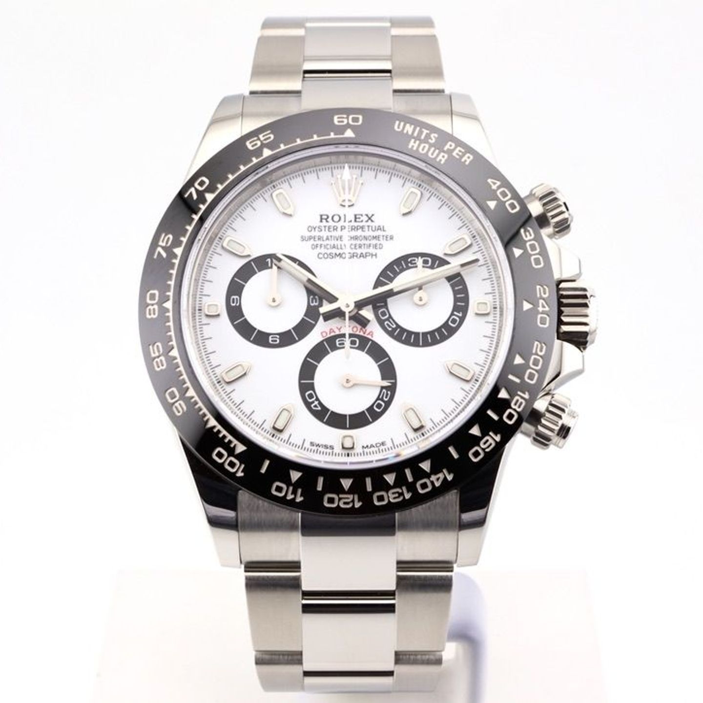 Rolex Daytona 116500LN (2024) - Wit wijzerplaat 40mm Staal (1/8)