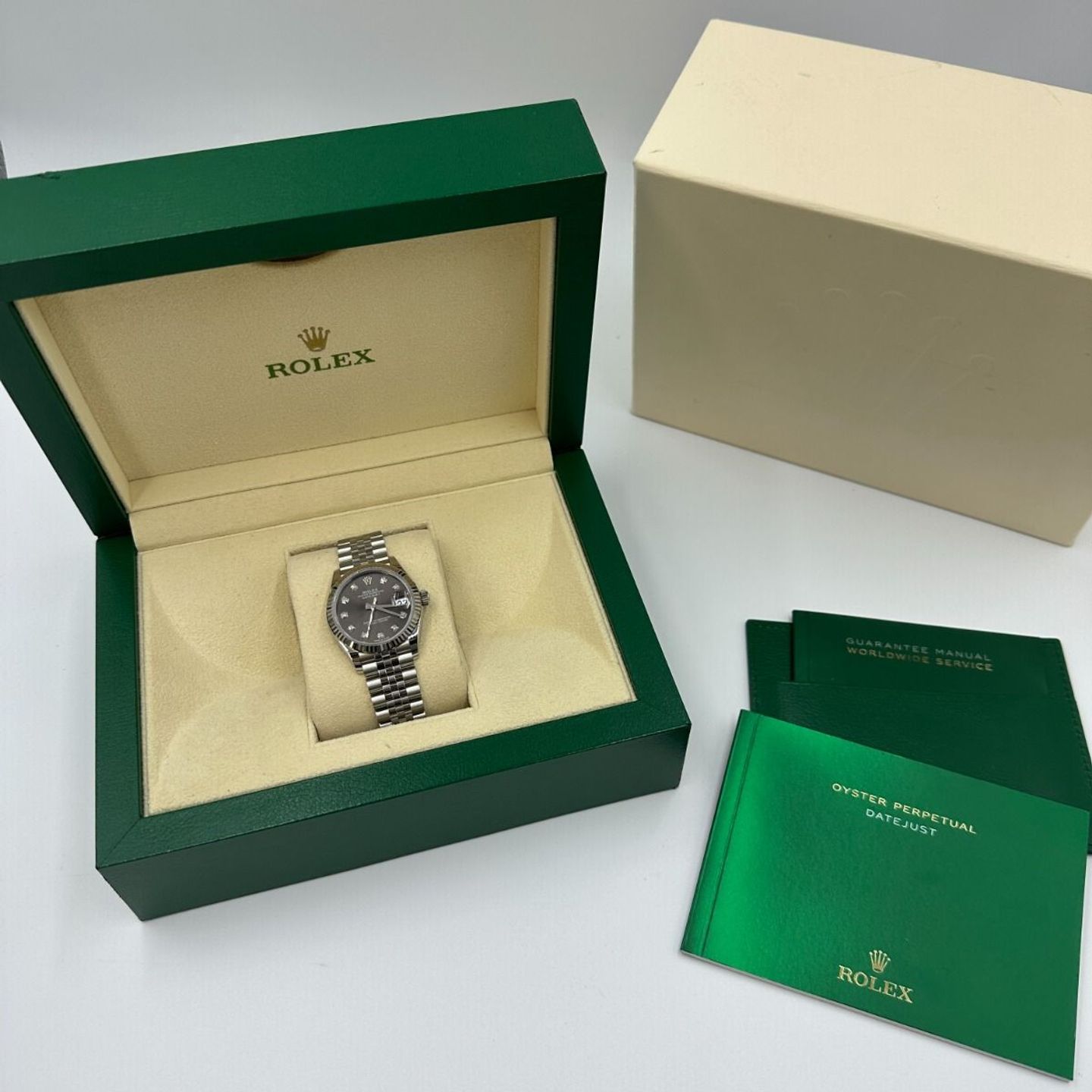 Rolex Datejust 31 278274 (2024) - Grijs wijzerplaat 31mm Staal (2/8)