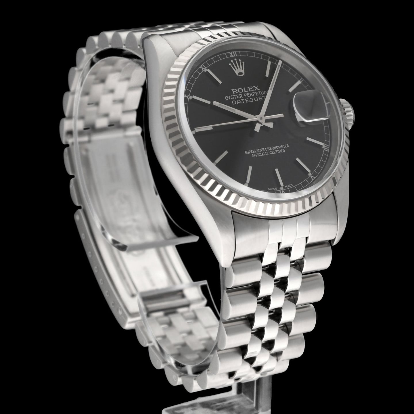 Rolex Datejust 36 16234 (1995) - Zwart wijzerplaat 36mm Staal (6/8)