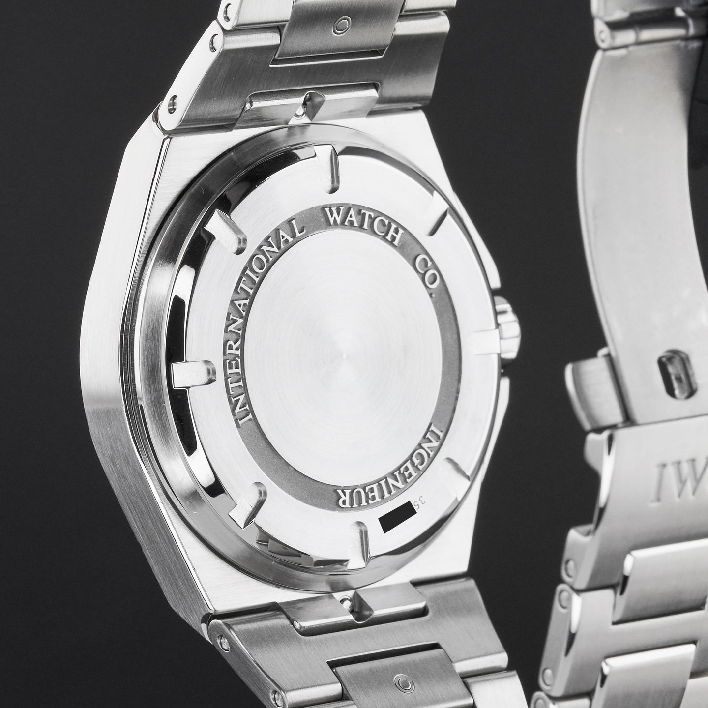 IWC Ingenieur Automatic IW323604 (2010) - Zwart wijzerplaat 46mm Staal (7/8)