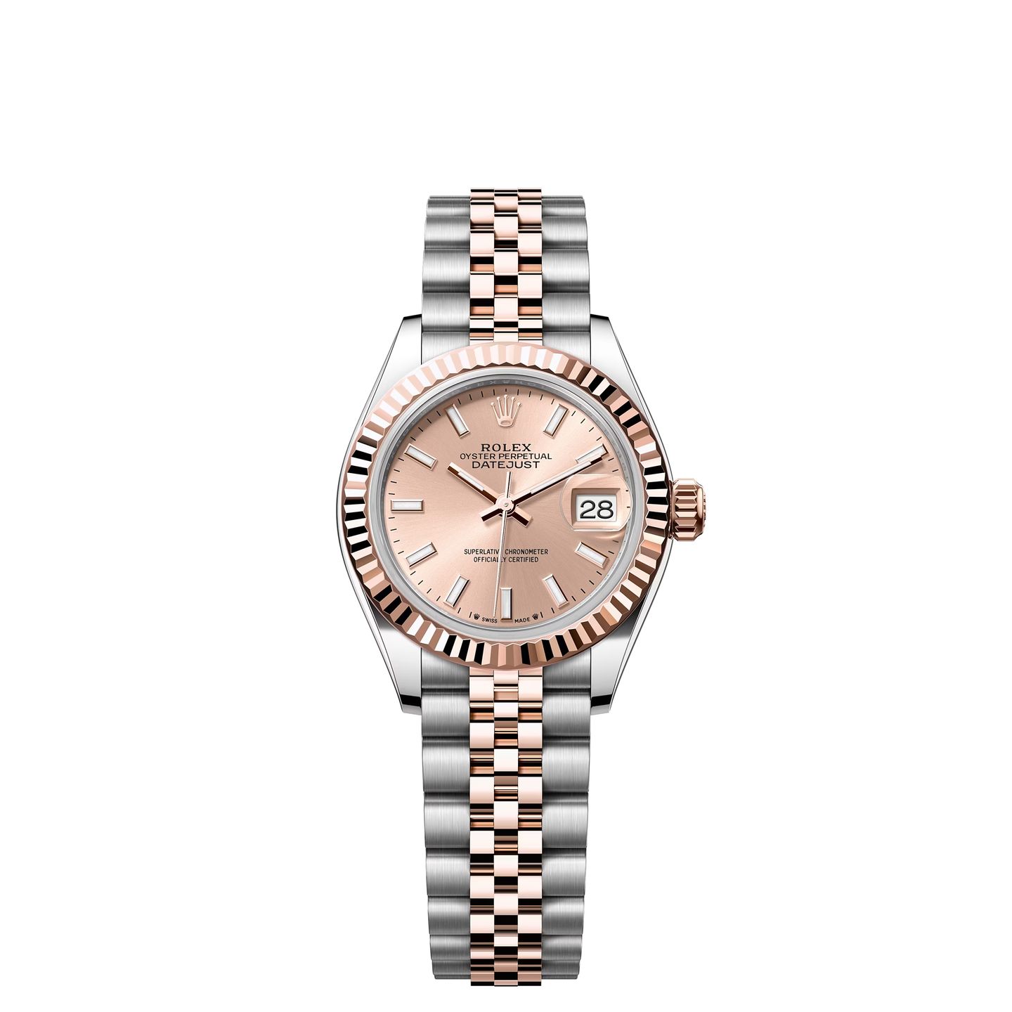 Rolex Lady-Datejust 279171 (2024) - Goud wijzerplaat 28mm Staal (1/8)