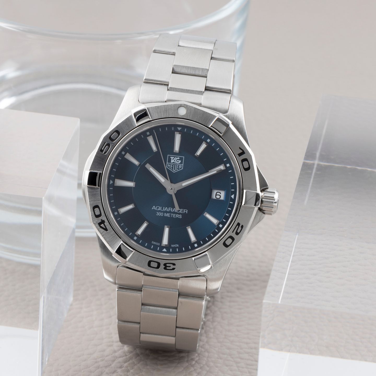 TAG Heuer Aquaracer 300M WAP1112 (2016) - 39 mm Steel case (1/8)