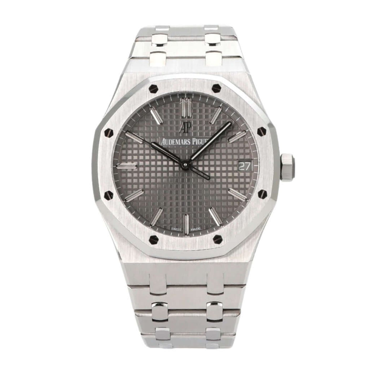 Audemars Piguet Royal Oak 15500ST.OO.1220ST.02 (2019) - Grey dial 41 mm Steel case (2/8)