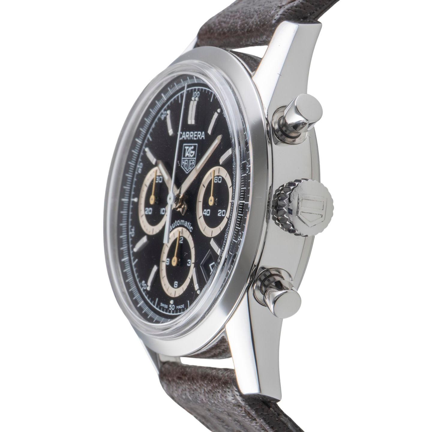 TAG Heuer Carrera Calibre 17 CV2111 (2005) - 43 mm Steel case (6/8)