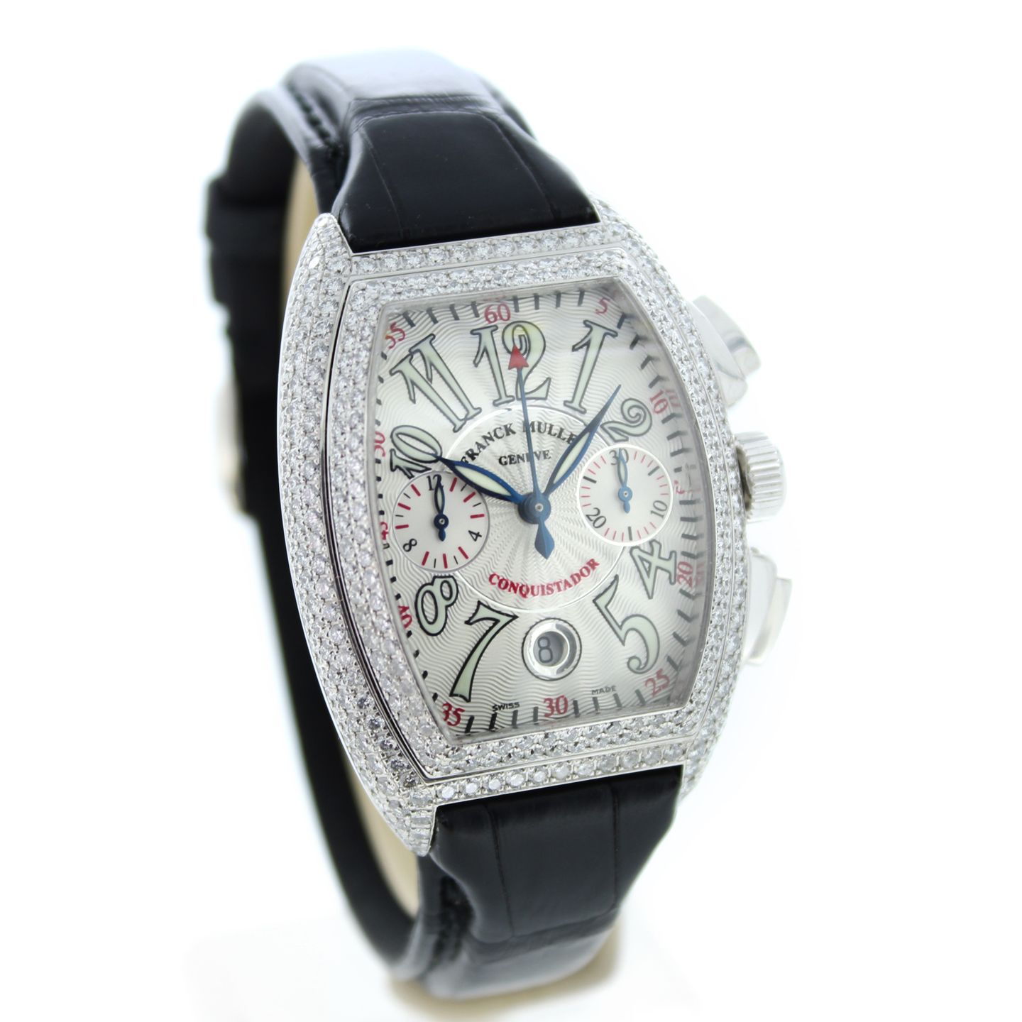 Franck Muller Conquistador 8002 CCD (2009) - Wit wijzerplaat 48mm Witgoud (4/6)