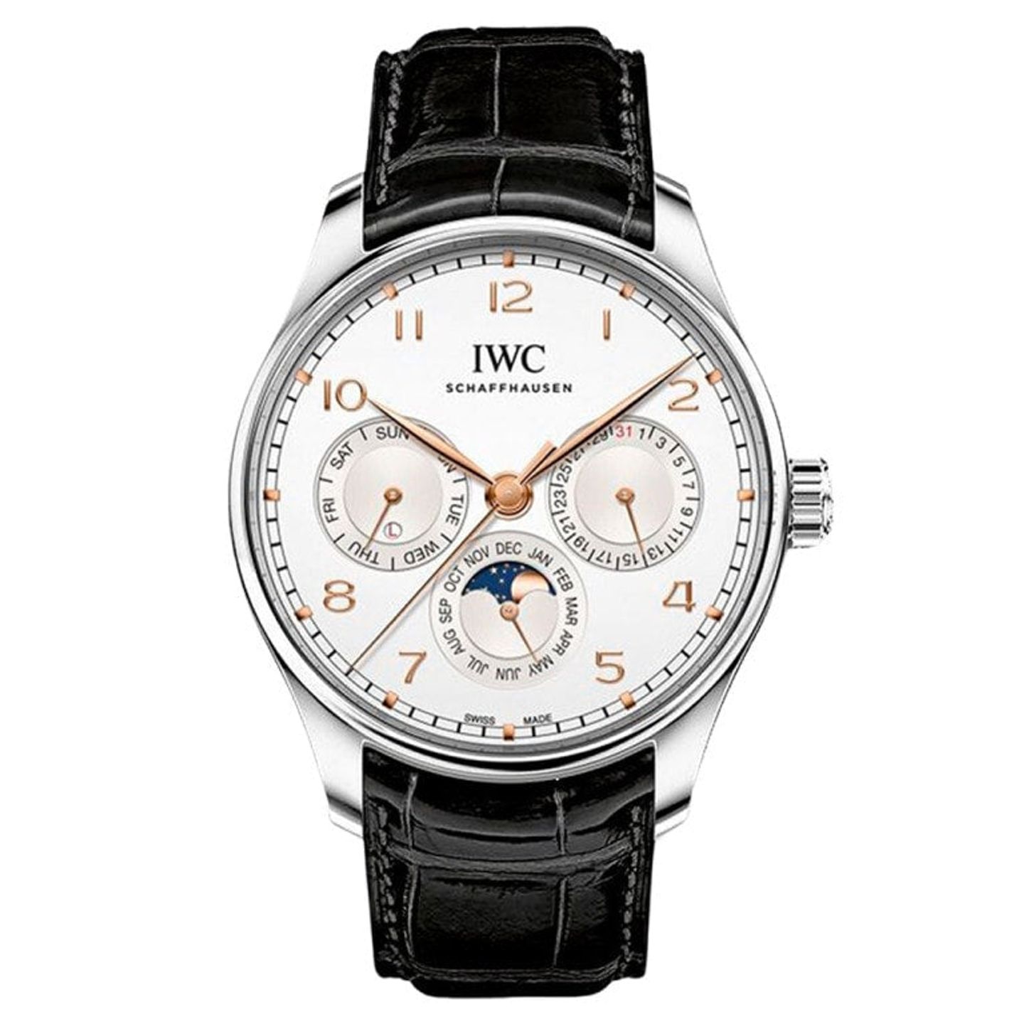 IWC Portuguese Perpetual Calendar IW344203 (2026) - Silver dial 42 mm Steel case (1/1)