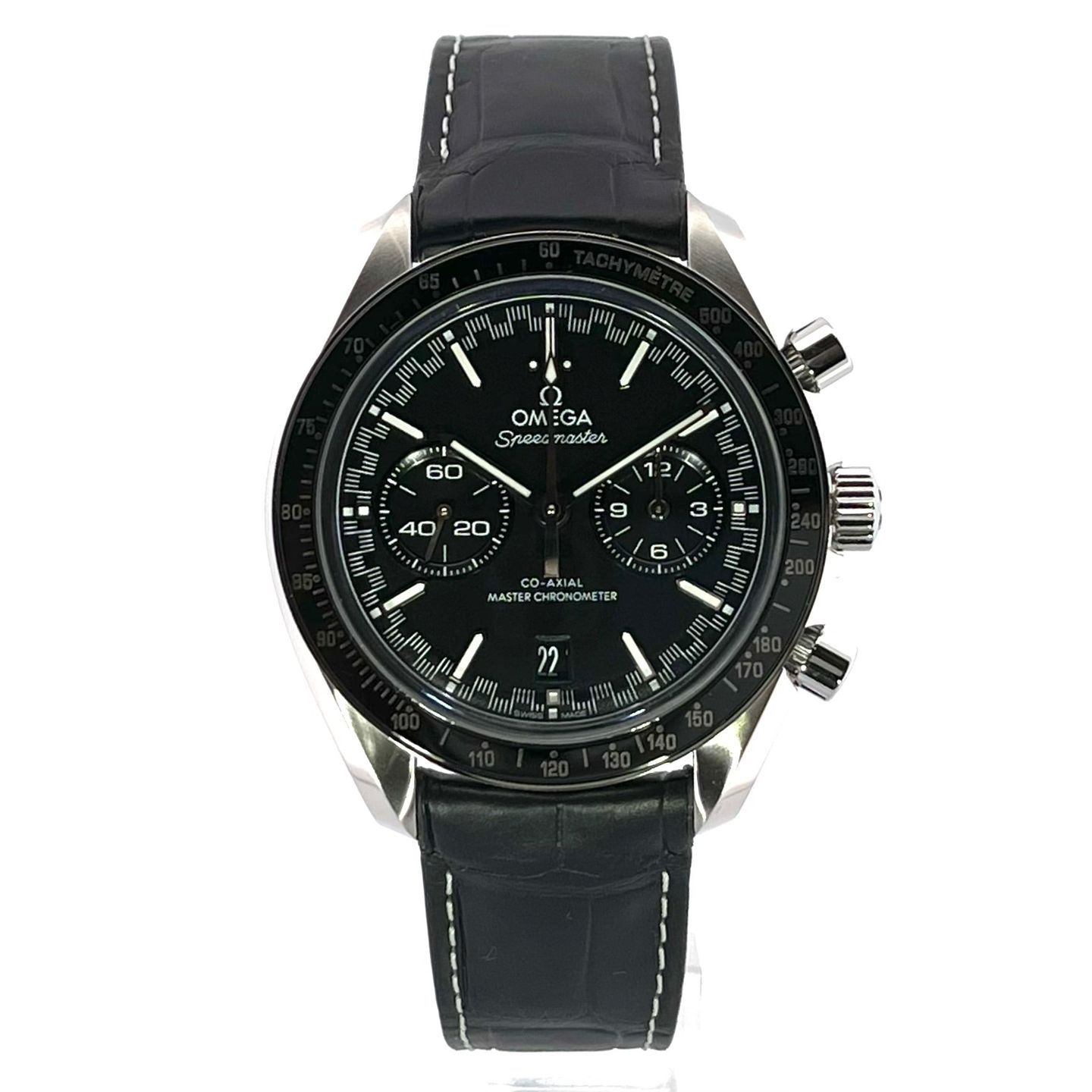 Omega Speedmaster Racing 329.33.44.51.01.001 (2023) - Zwart wijzerplaat 44mm Staal (1/7)