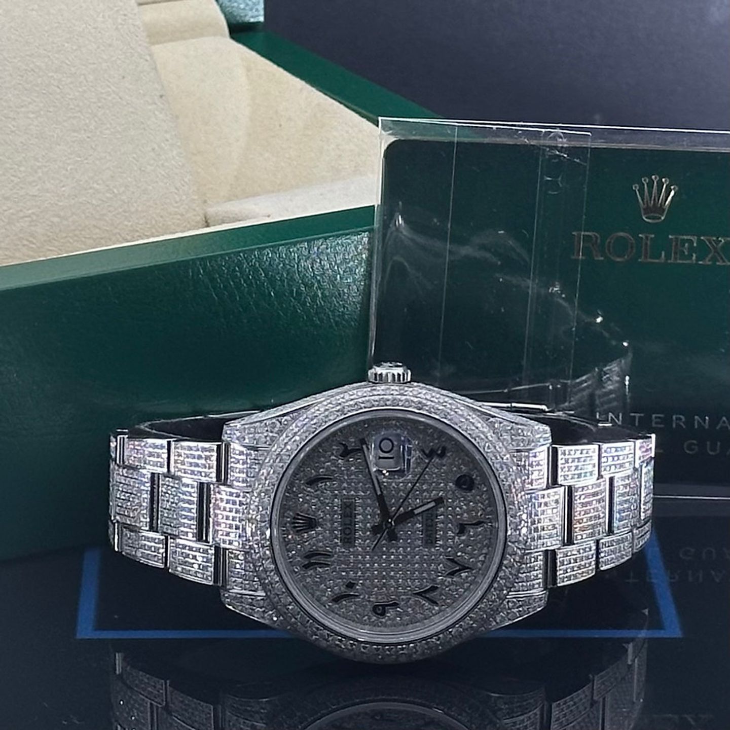 Rolex Datejust 41 126300 (2023) - Diamond dial 41 mm Steel case (6/8)