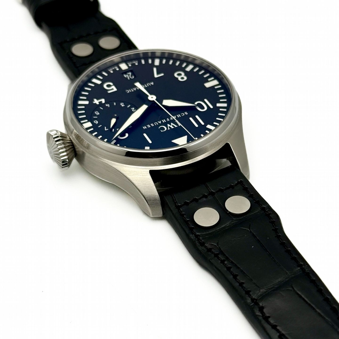 IWC Big Pilot IW500401 (Unknown (random serial)) - Black dial 46 mm Steel case (8/8)
